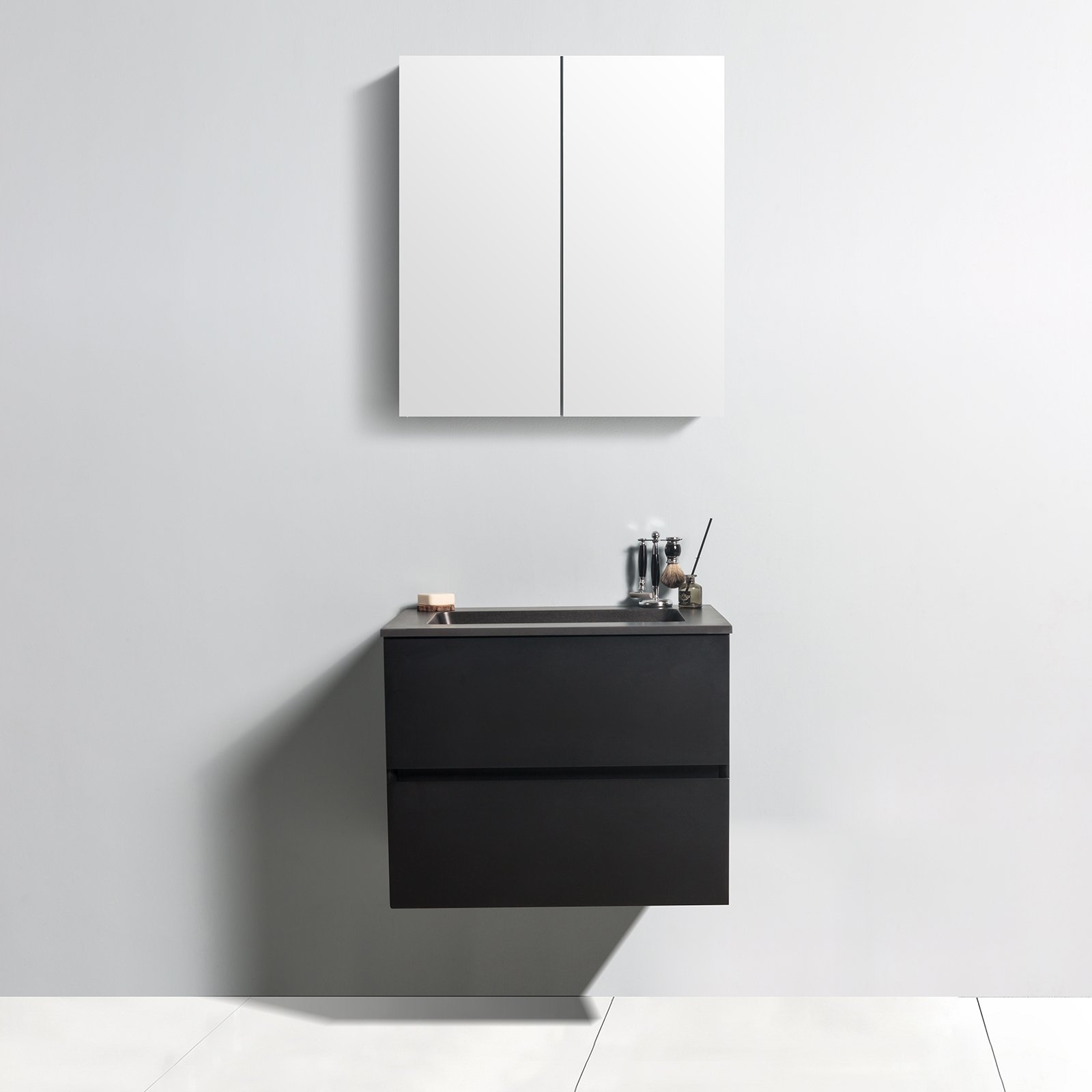 Badkamermeubelset EDGE 650 met wastafel - kleur selecteerbaar