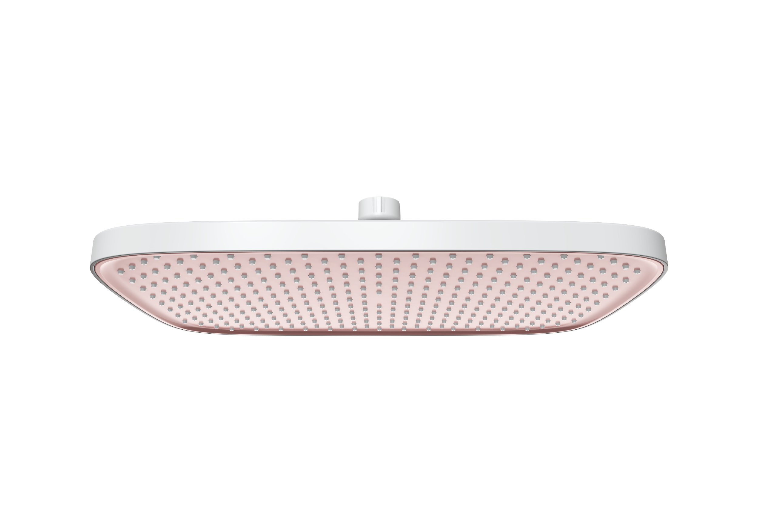 Rain shower head D2201E square - 30 x 21 cm - anti-calc - color selectable
