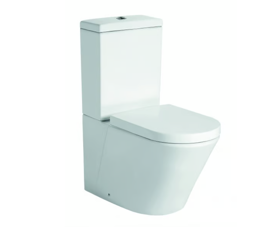 Gulvstående WC-toilet CT1099 - vandtilslutning øverst - soft close-sæde medfølger