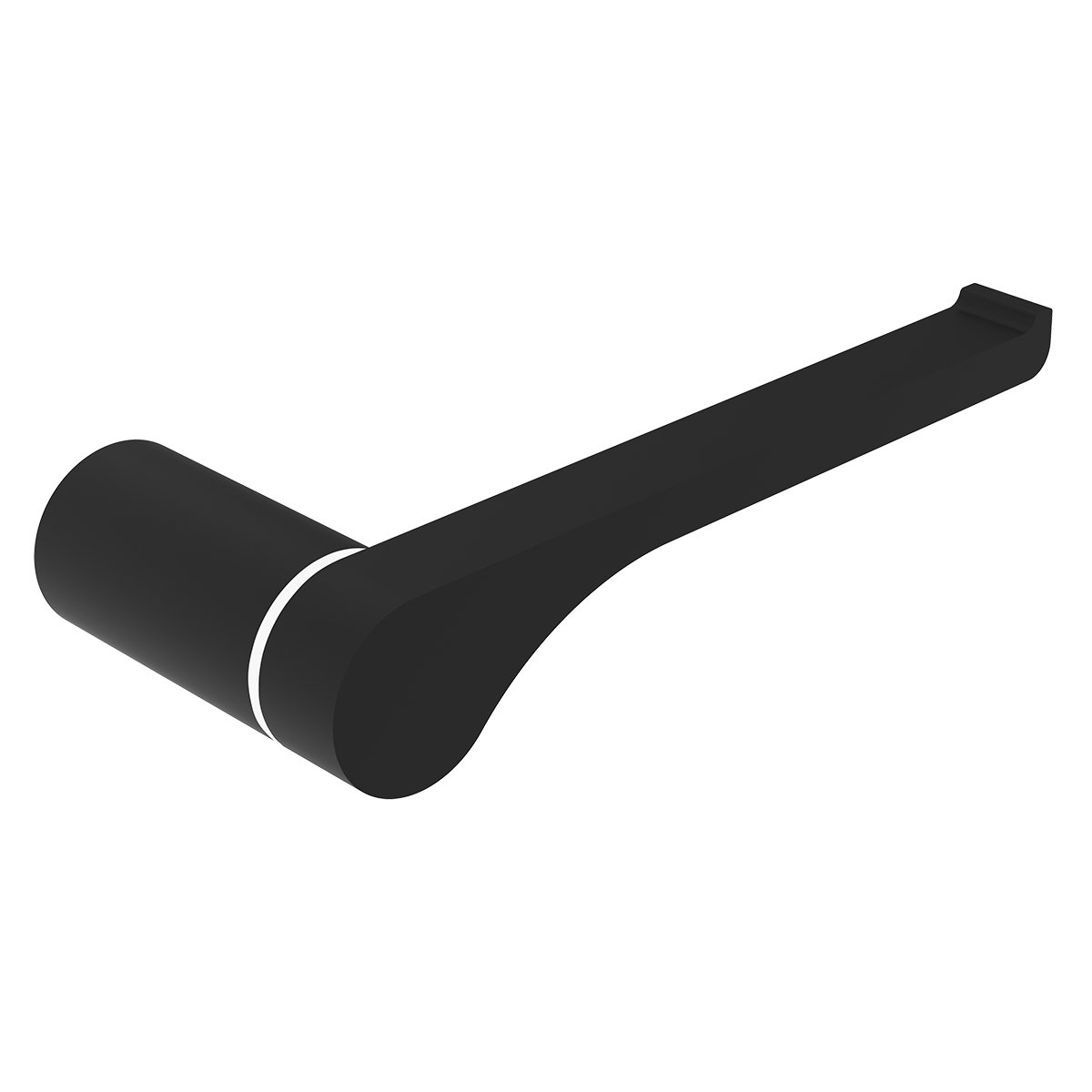 Precious toilet paper holder SDVTPH design round - series VERSA - black matt