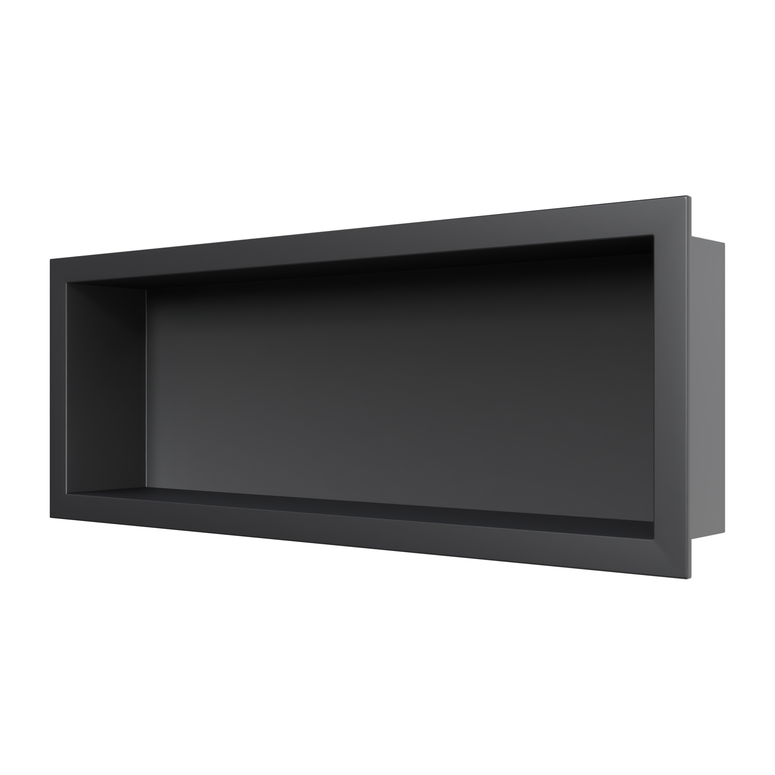 Stainless steel wall niche BS206010 - 20 x 60 x 10 cm - colour selectable