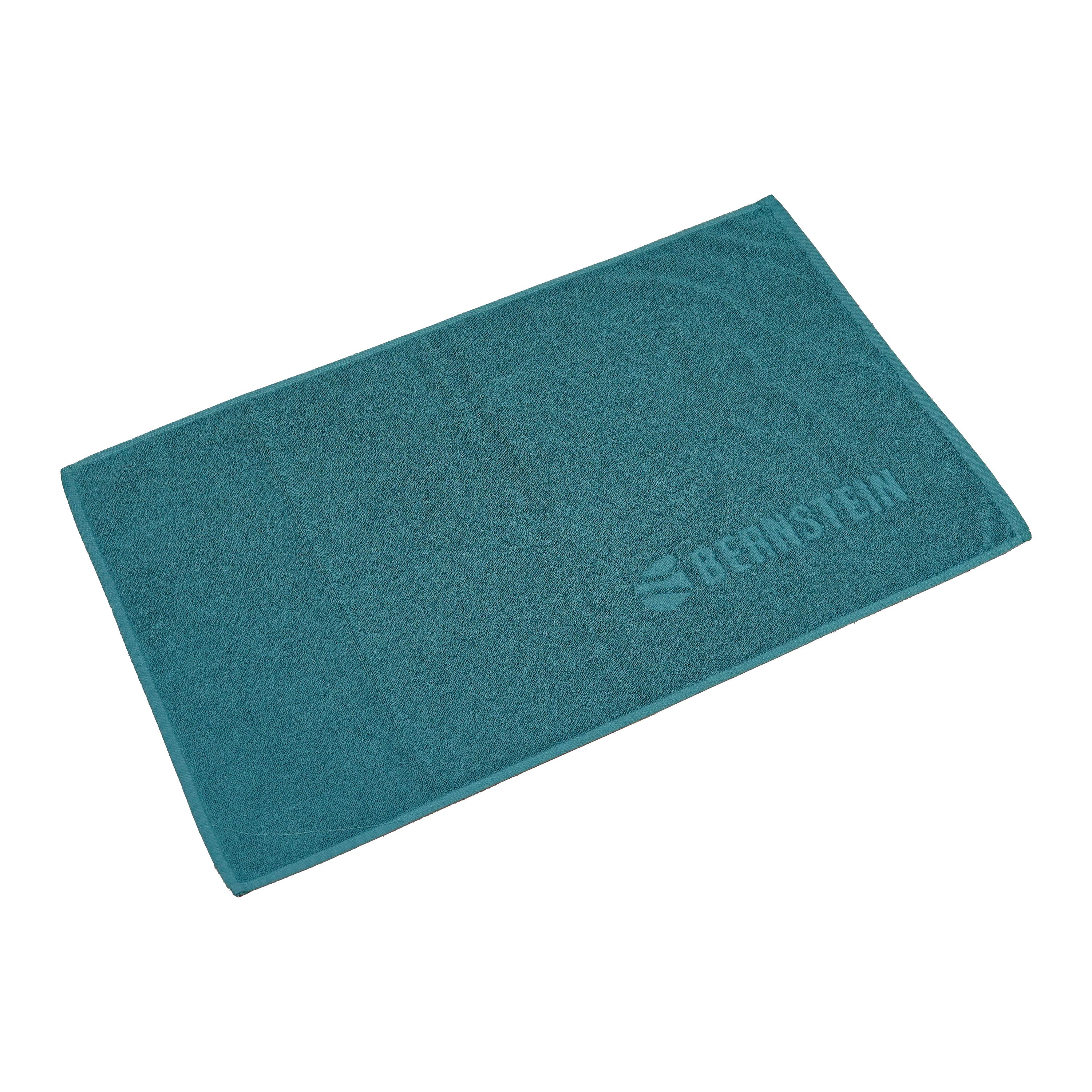 Bernstein Bath Mat PURECOTTON Petroleum Blue - 100% Cotton - 50x80 cm
