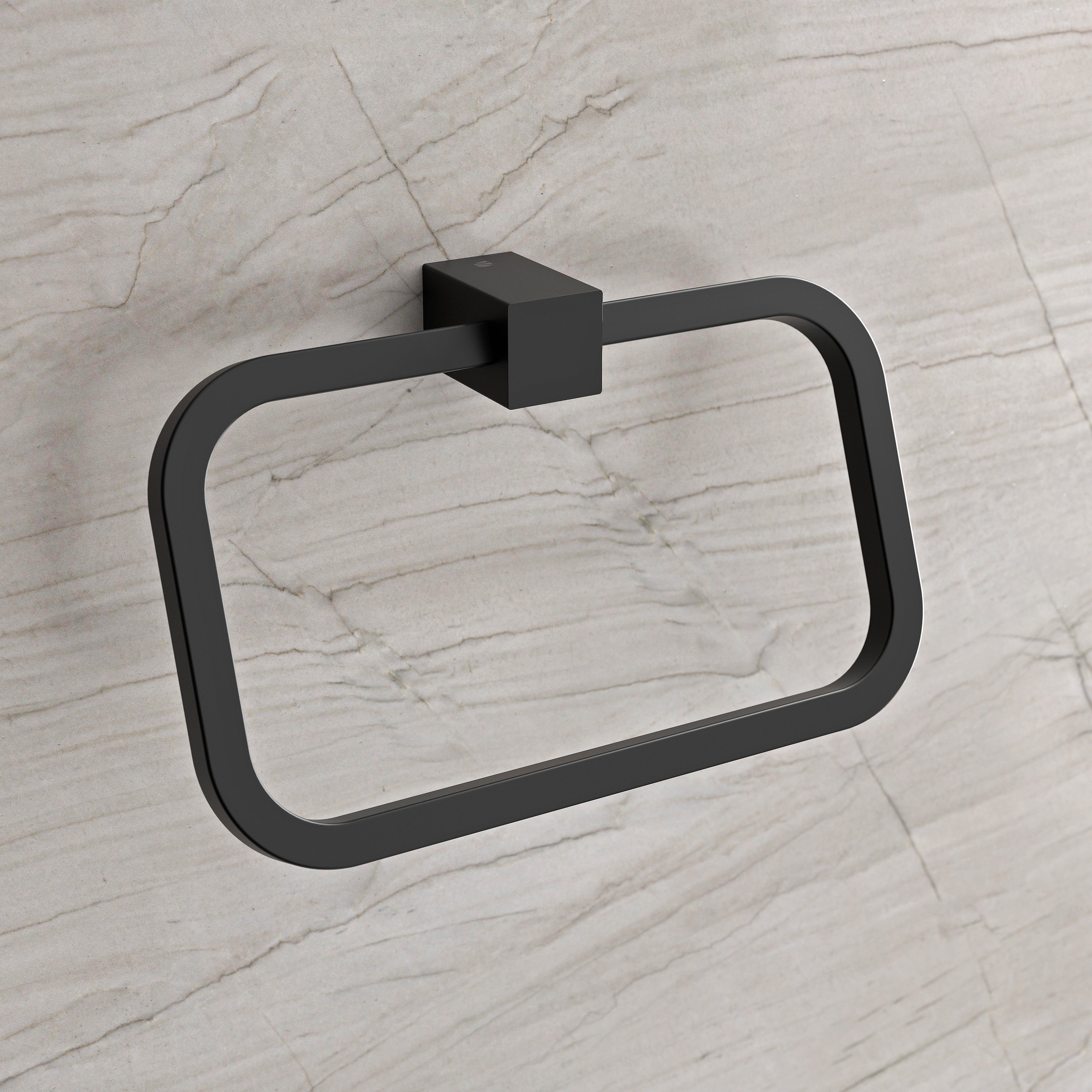 Towel ring OLA - Stainless steel - 23 x 9.3 cm - Square
