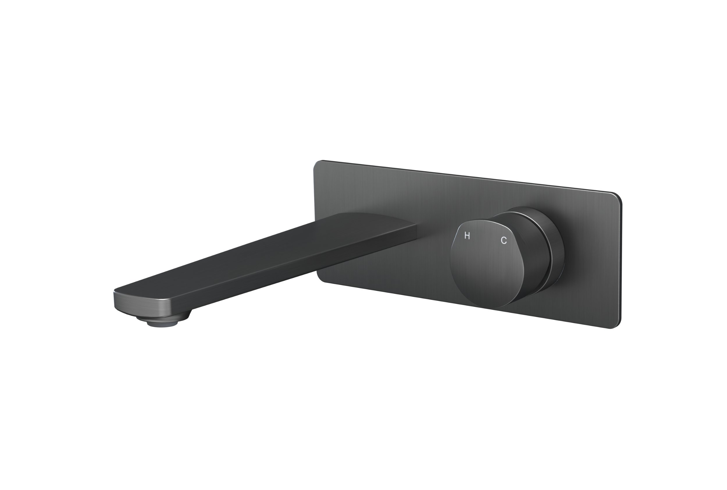 Miscelatore per lavabo design XELO per montaggio a parete - Incluso corpo base nascosto - Colore selezionabile