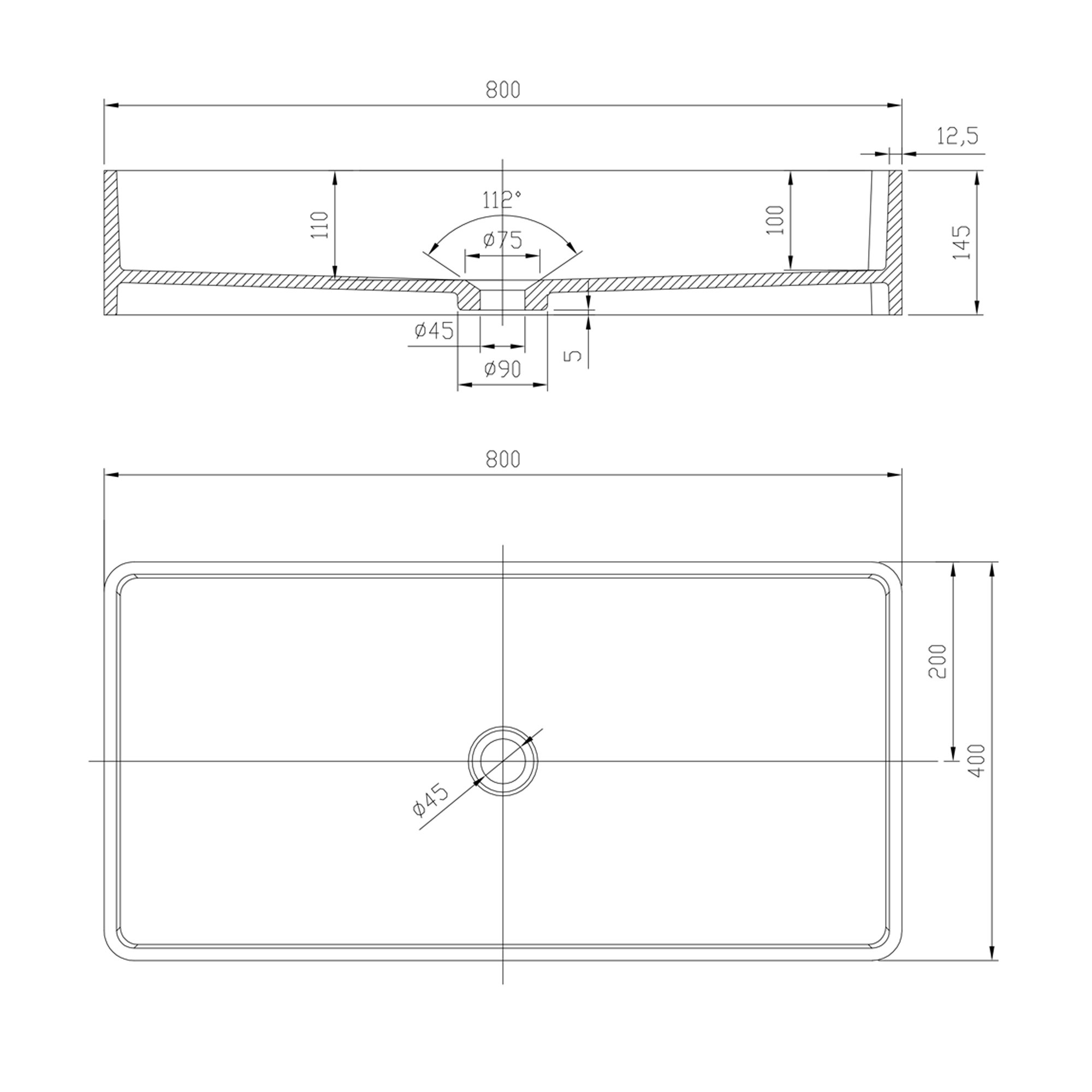 Wash deals basin dimensions