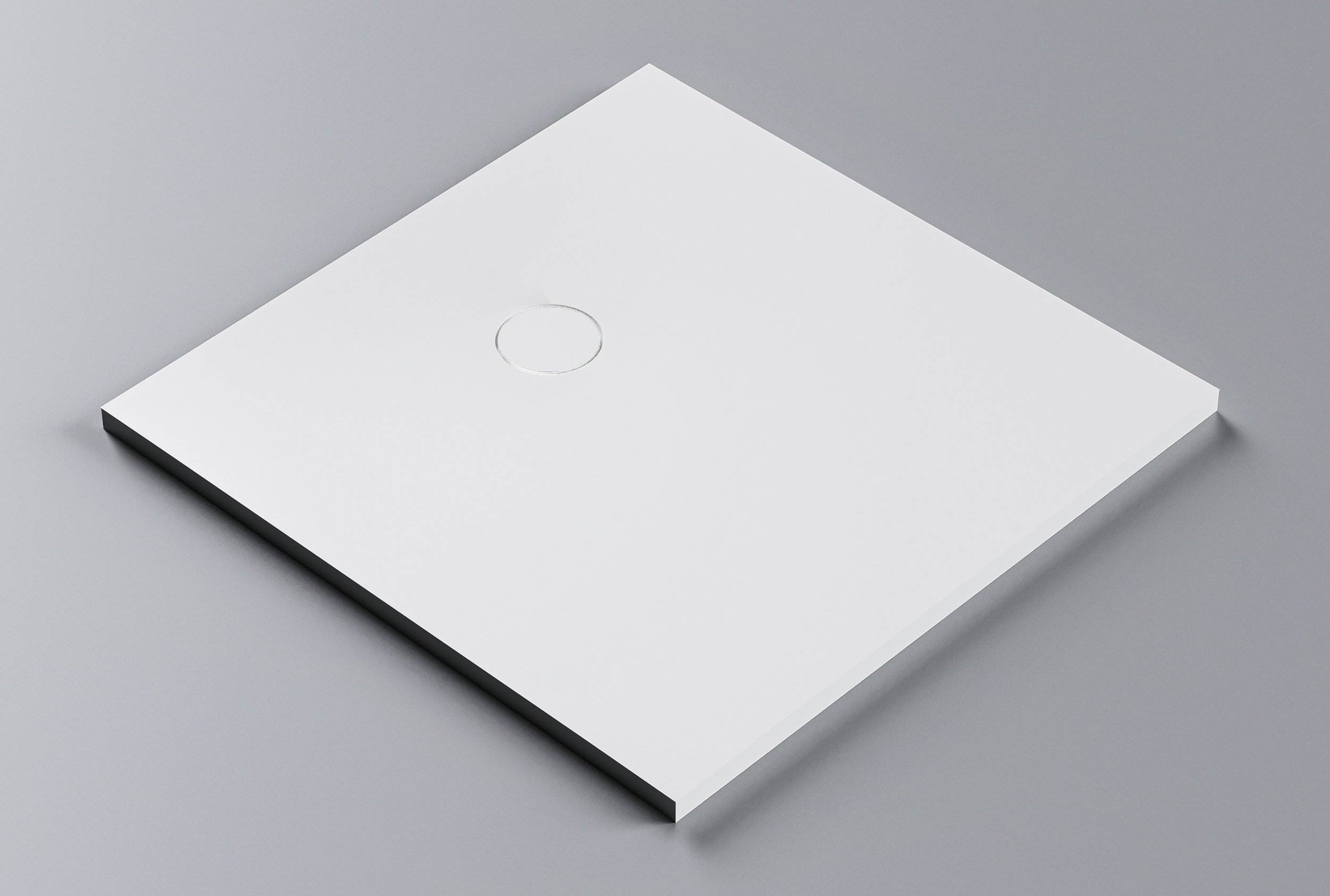 Brodzik prysznicowy z konglomeratu (Solid Surface) BA3096 - 100 x 100 cm - kolor do wyboru