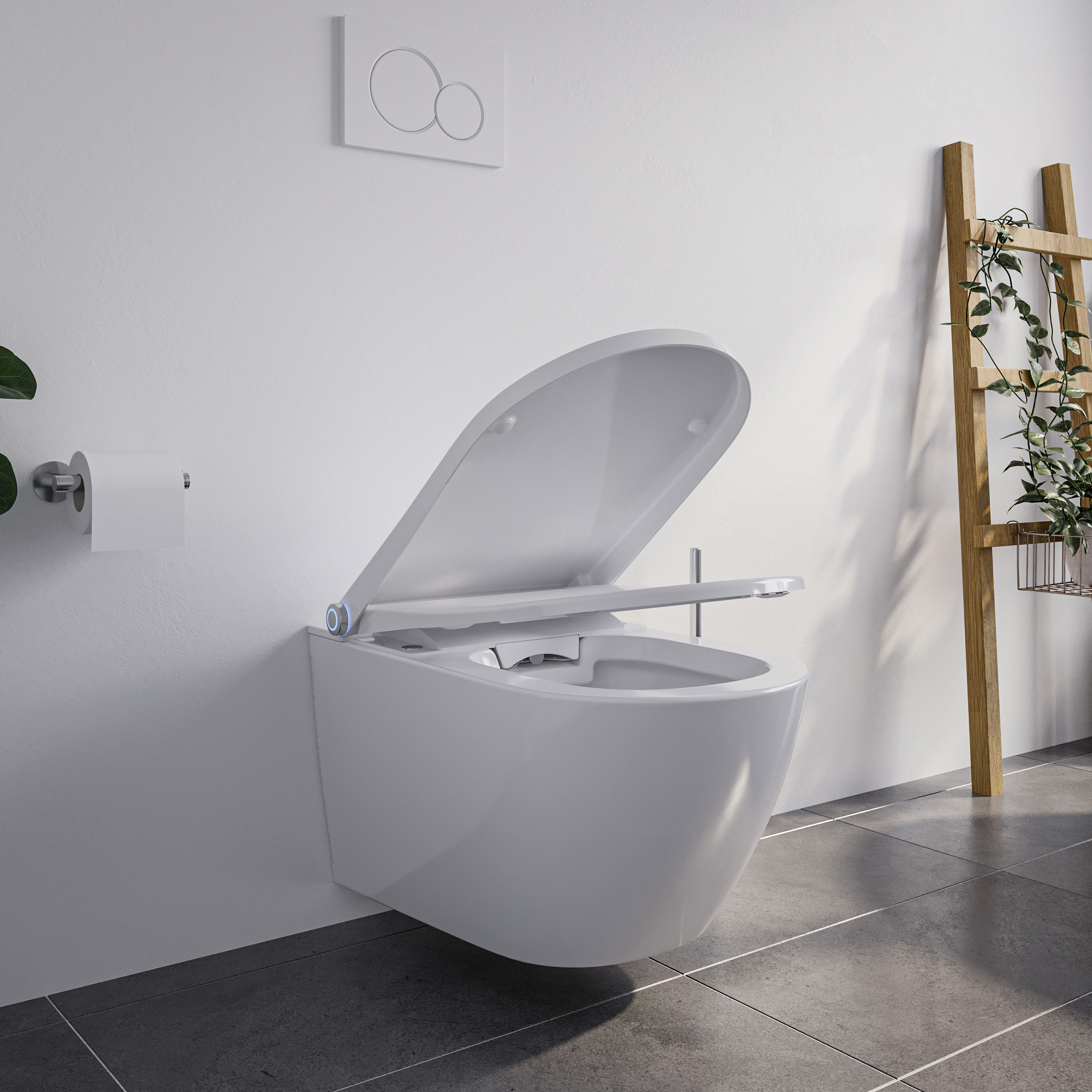 Inodoro ducha Basic 1102 Blanco - ducha para glúteos y señora - sistema completo 14373