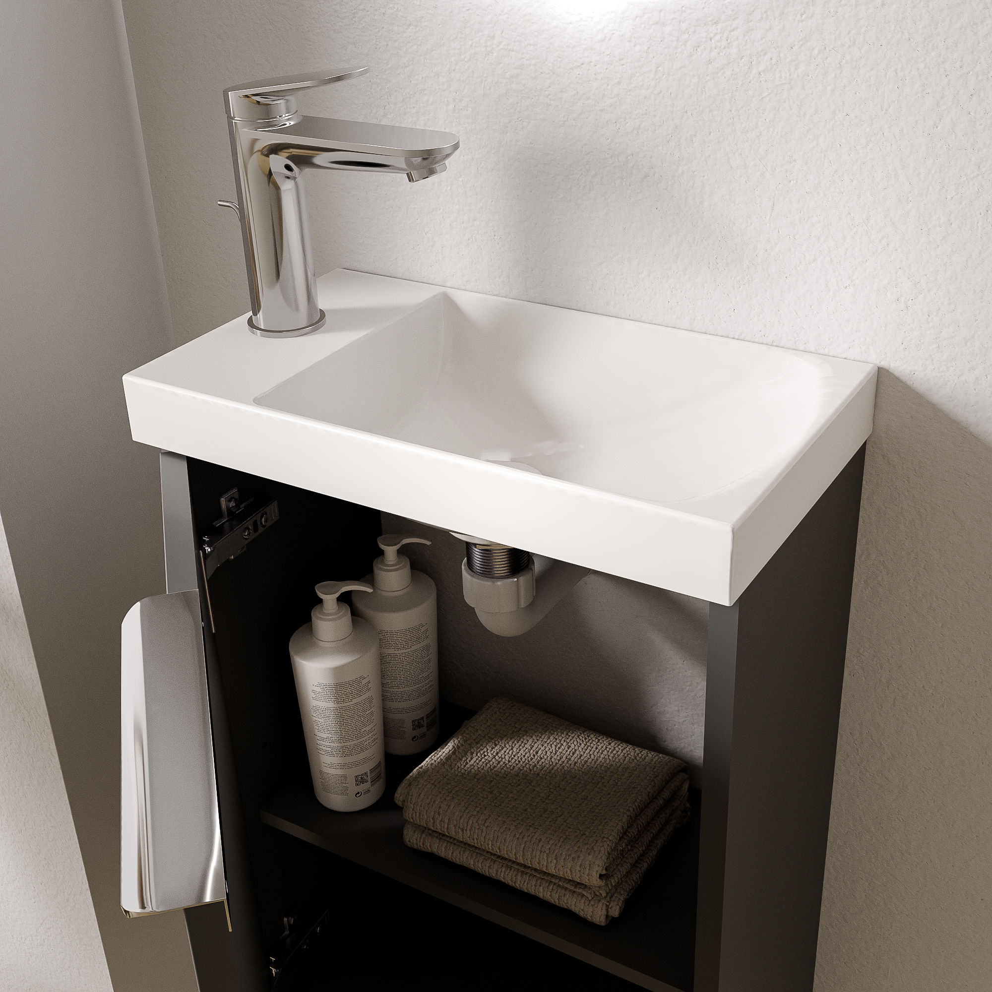 Vanity unit TIM 40 cm with washbasin - colour selectable 165366,170197