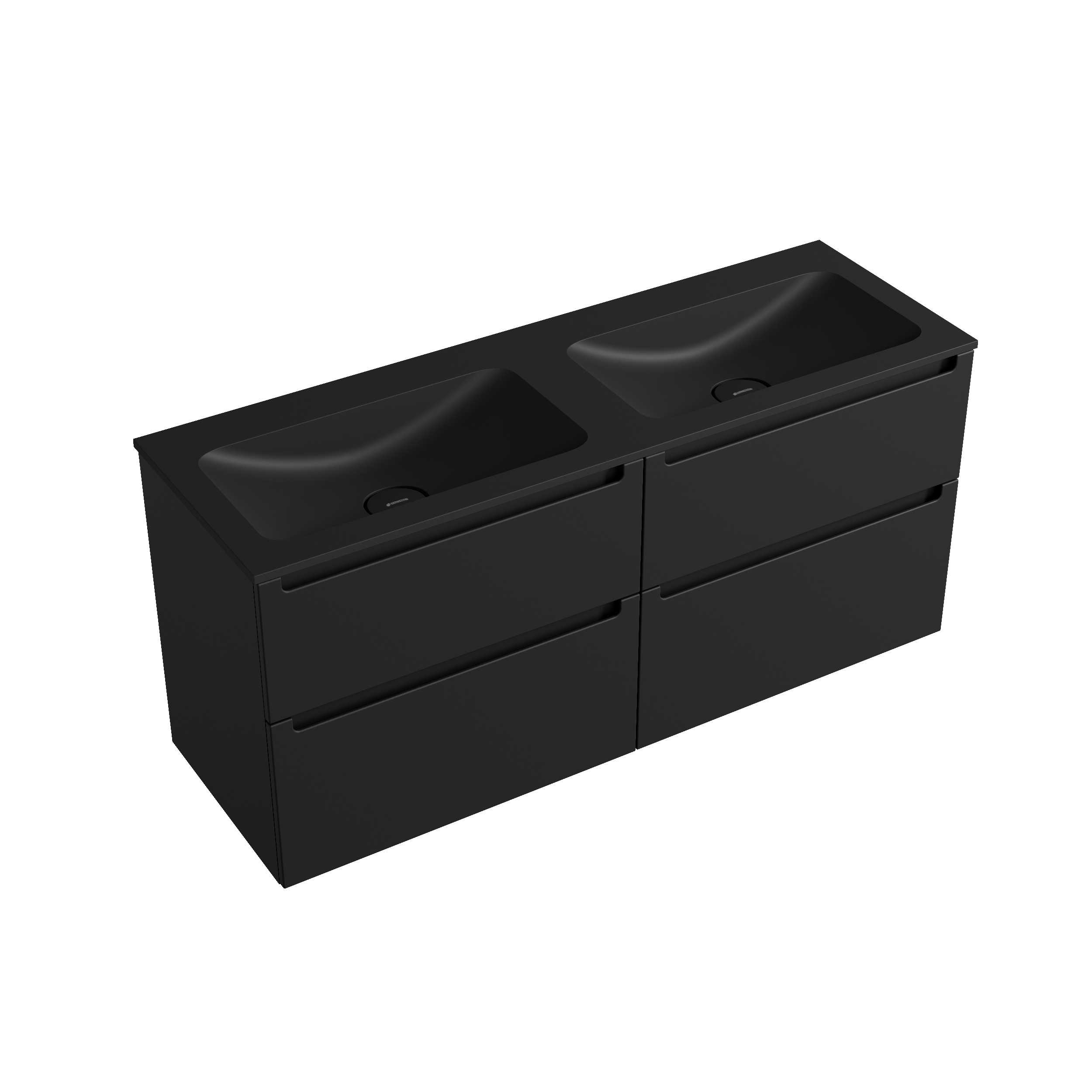 VIREO base unit 120 cm with mineral cast washbasin CREAM - colour selectable 170056