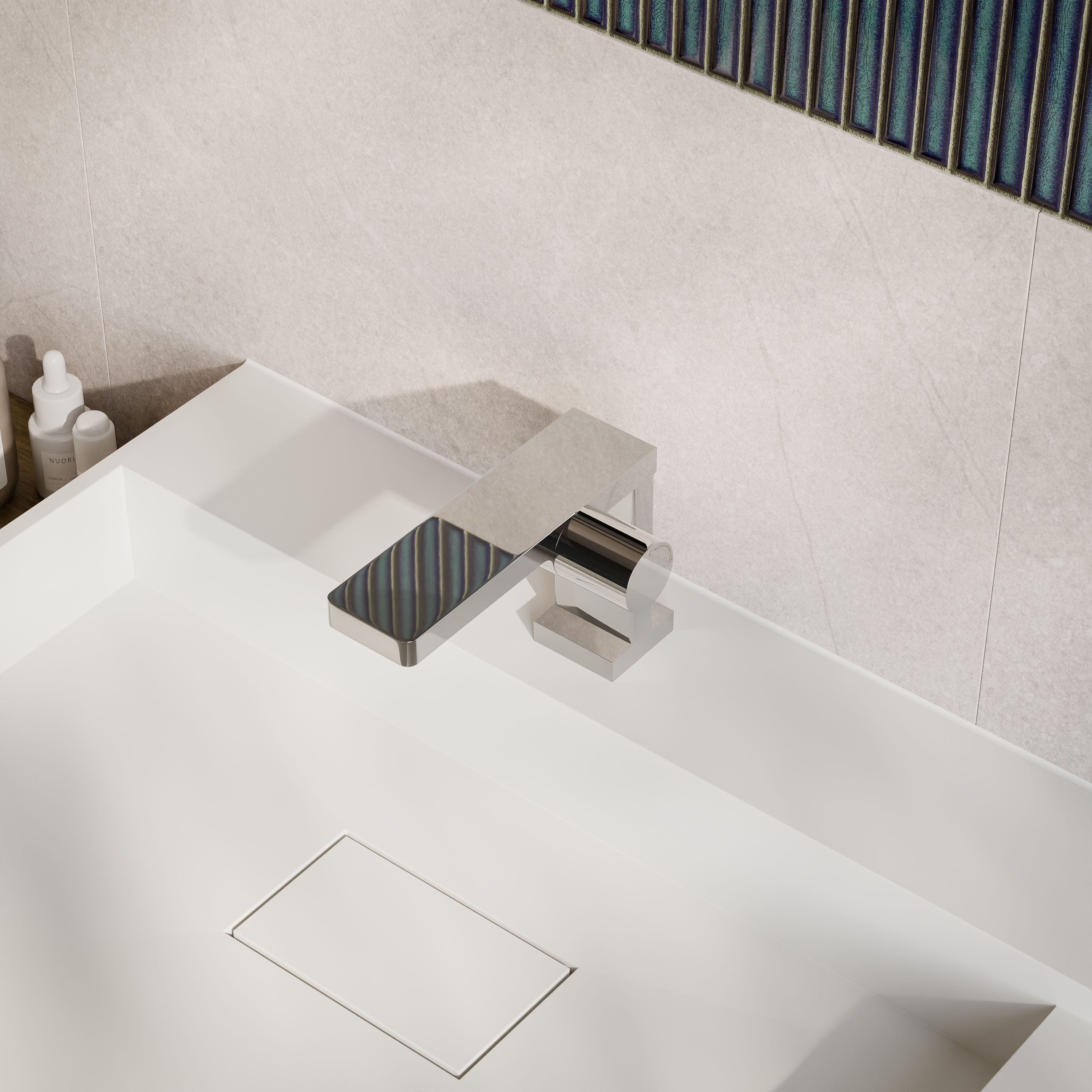 Grifo mezclador para lavabo NT3110C - acabado cromado Grifo mezclador para lavabo NT3110C - acabado cromado