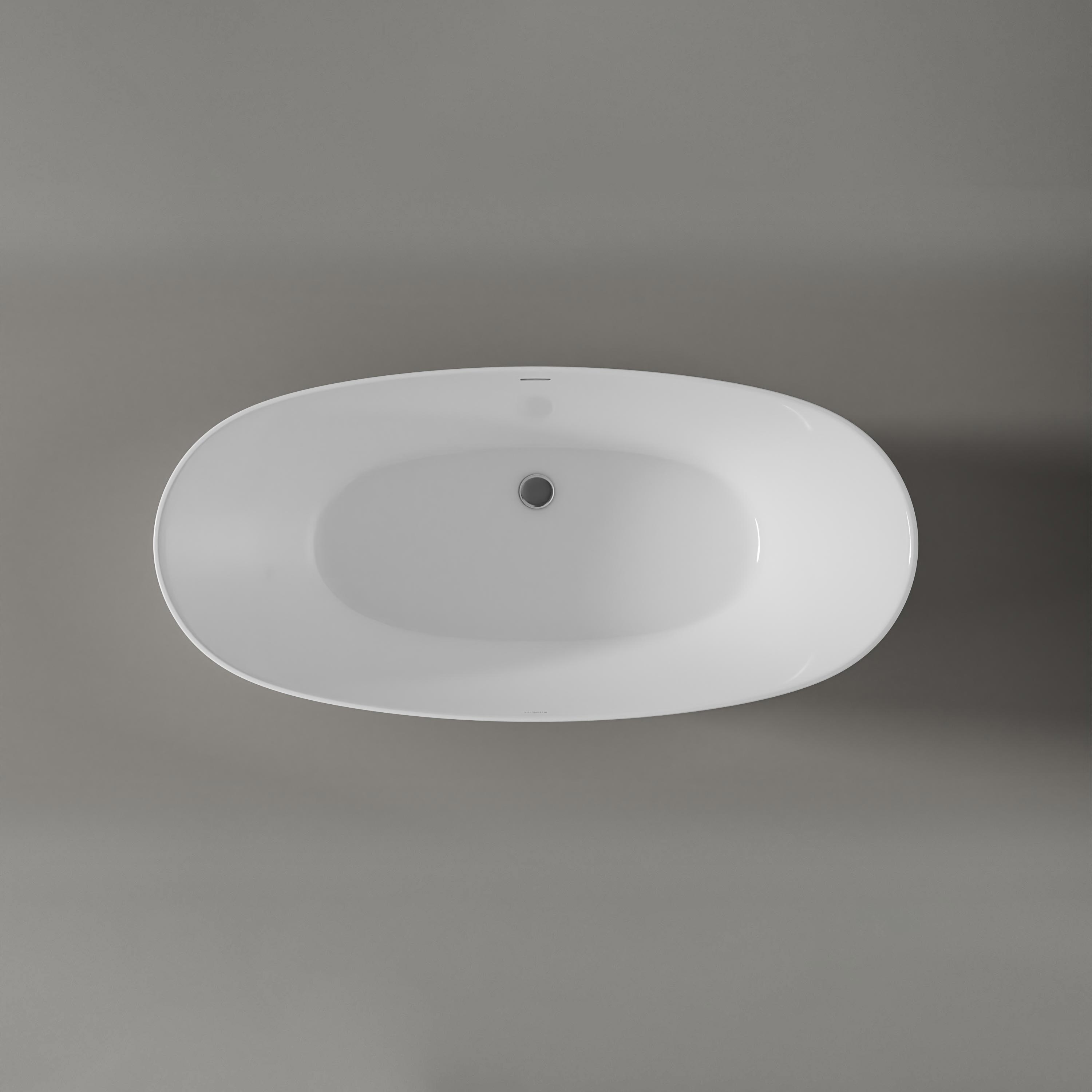 Vasca da bagno autoportante BELAQUA Acrilico Bianco lucido - 170 x 80 x 58 cm Vasca da bagno autoportante BELAQUA Acrilico Bianco lucido - 170 x 80 x 58 cm