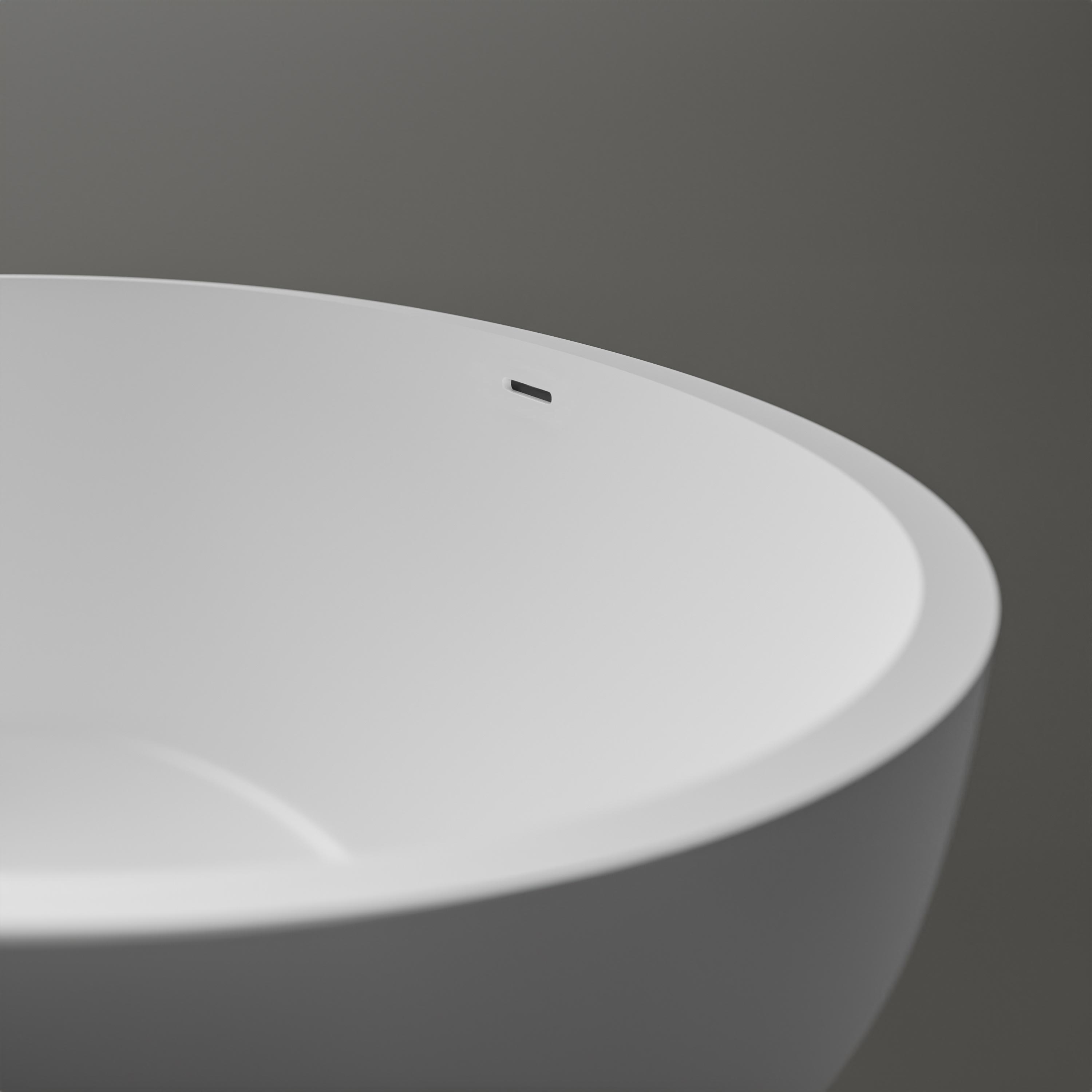 Freestanding Bathtub RIO STONE - Mineral Cast - white - 180 x 85 cm - surface matt or glossy Freestanding Bathtub RIO STONE - Mineral Cast - white - 180 x 85 cm - surface matt or glossy