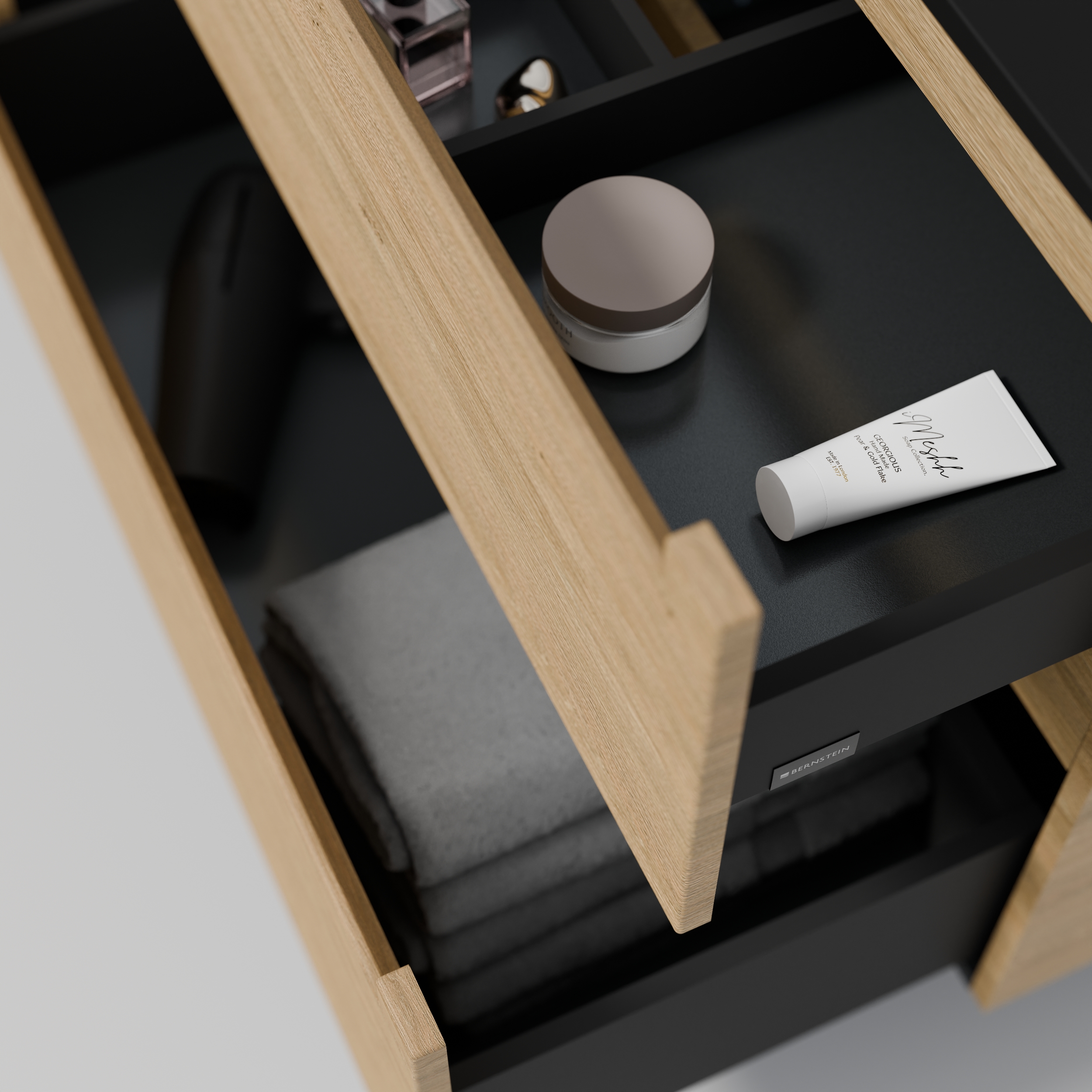 Vanity unit VIREO 100 cm with washbasin black - colour selectable 165964