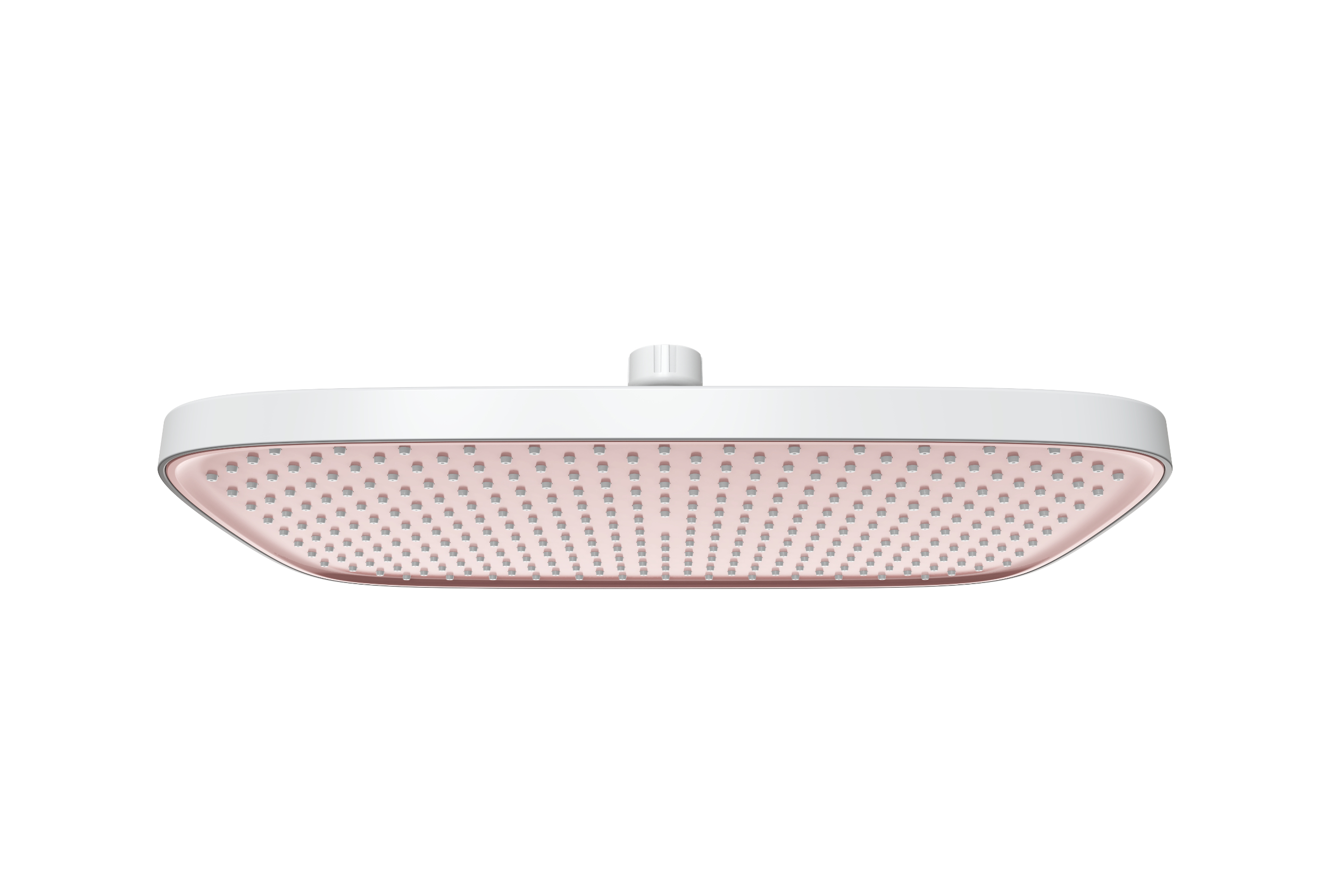 Rain shower head D2201E square - 30 x 21 cm - anti-calc - color selectable