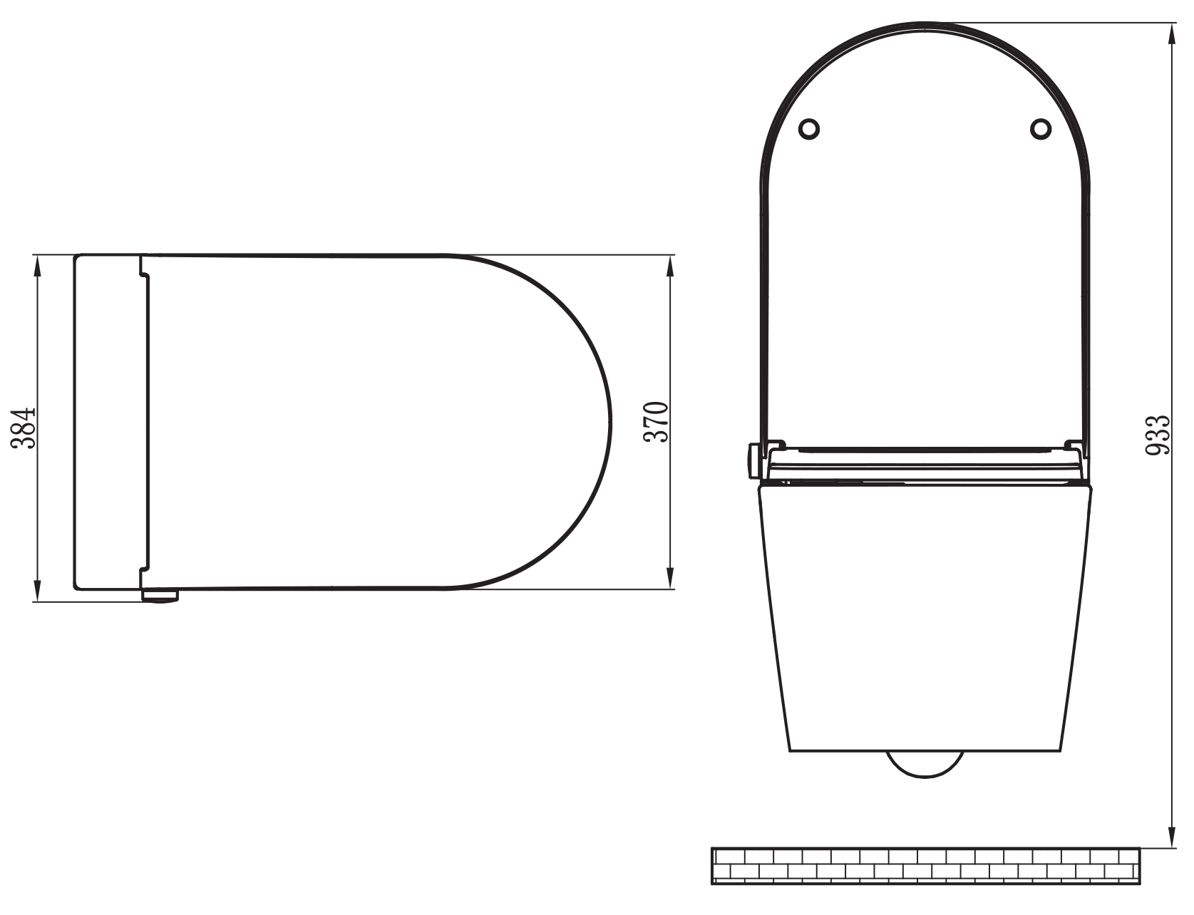 Inodoro ducha Basic 1102 Blanco - ducha para glúteos y señora - sistema completo Inodoro ducha Basic 1102 Blanco - ducha para glúteos y señora - sistema completo