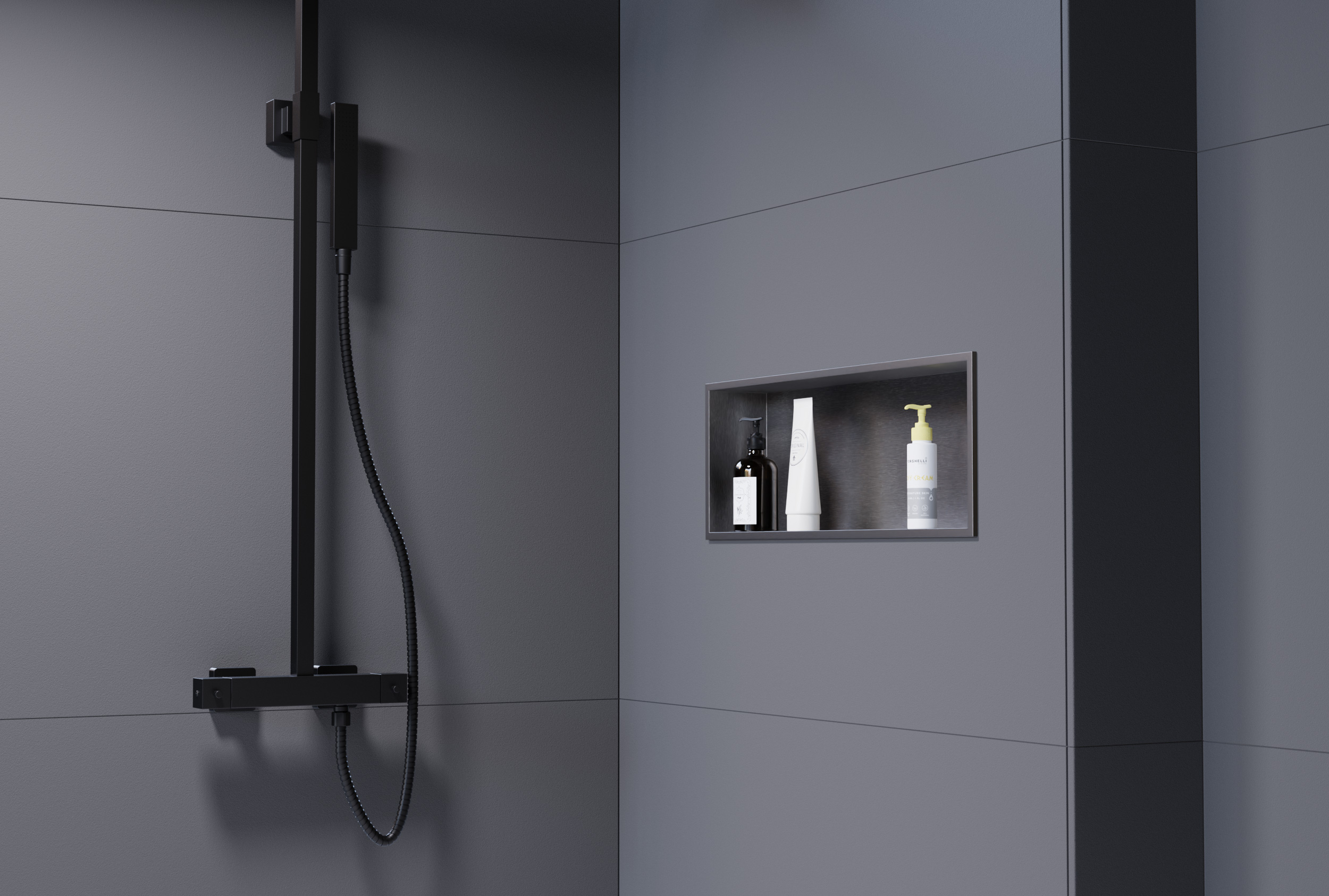 Inbouwnis van rvs NT206010X - 20 x 60 x 10 cm (B x H x D) - selecteerbare kleur Inbouwnis van rvs NT206010X - 20 x 60 x 10 cm (B x H x D) - selecteerbare kleur