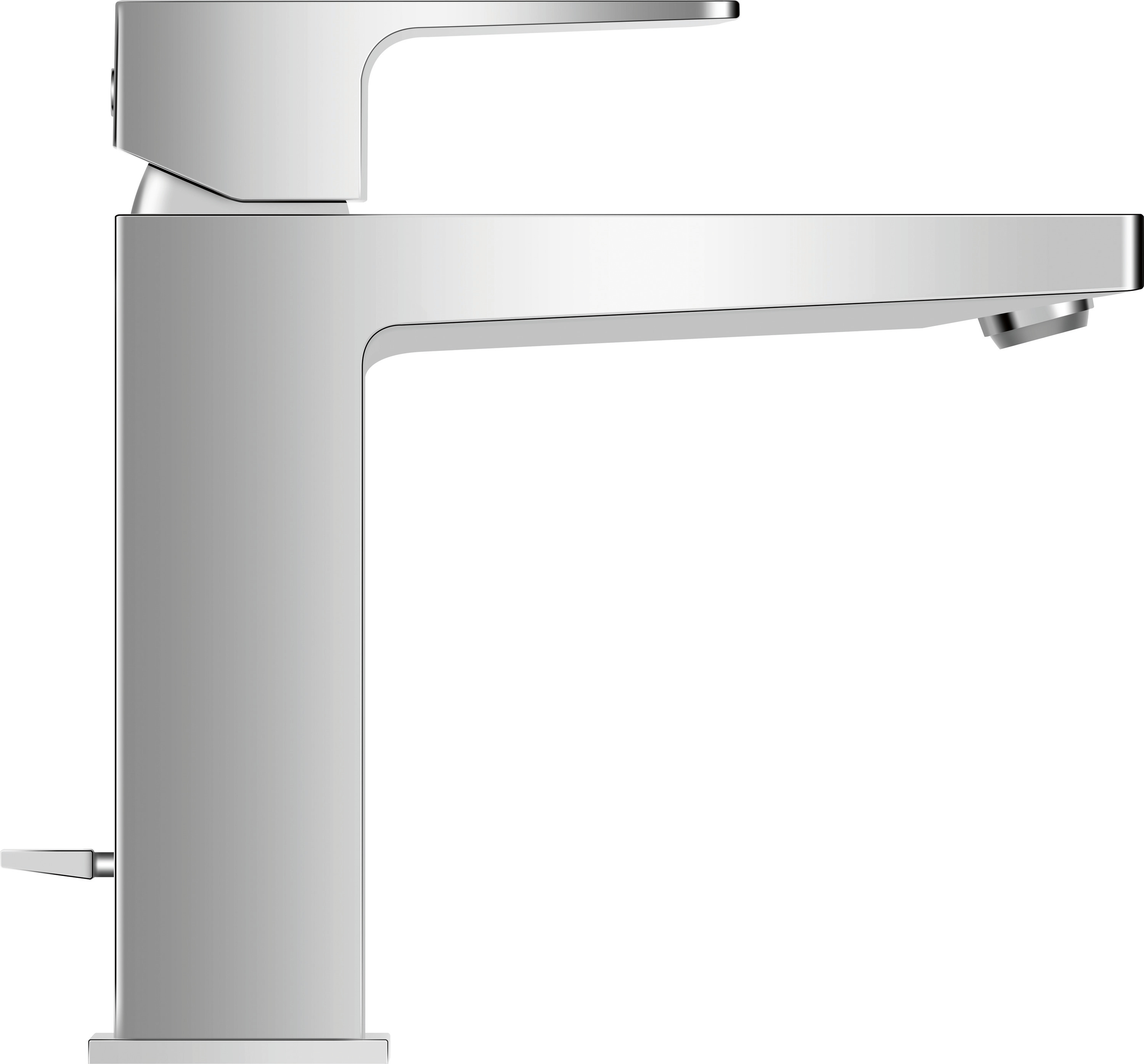Duravit Manhattan single-lever basin mixer M MinusFlow chrome high-gloss - pull rod selectable