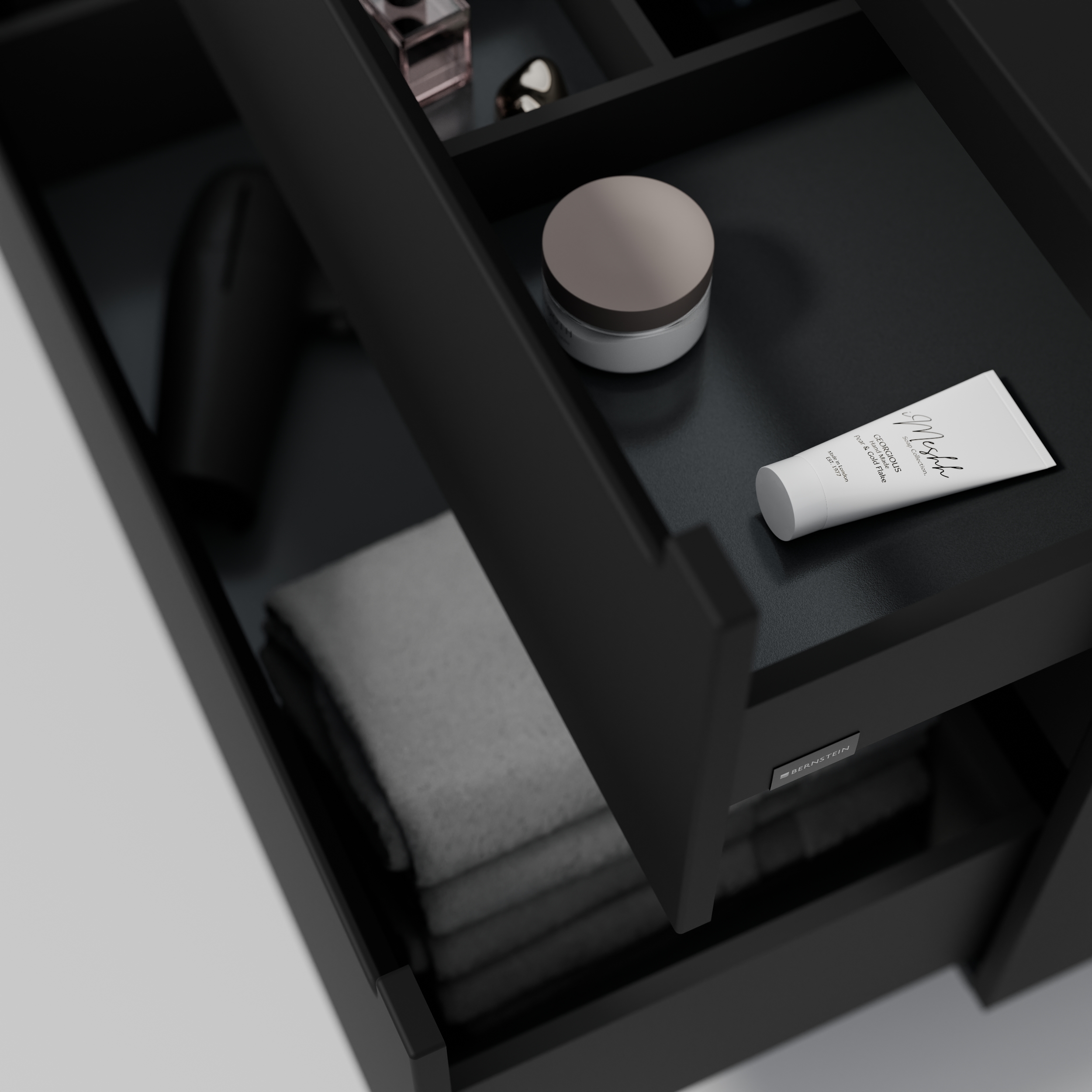 VIREO base unit 120 cm with mineral cast washbasin CREAM - colour selectable 170053,170054,170055,170056