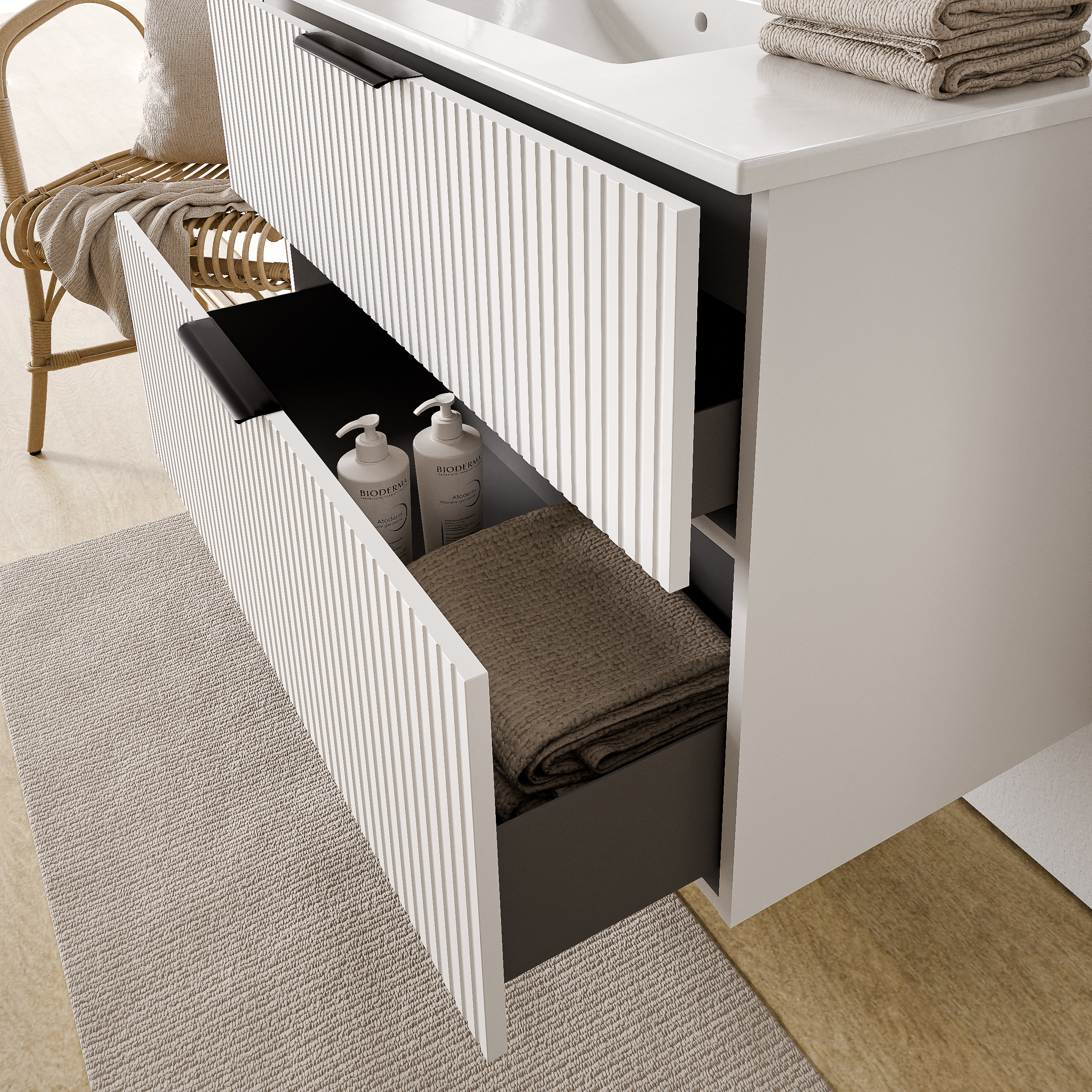 Mobiletto TIM 60 cm con lavabo - colore selezionabile 170202,170207