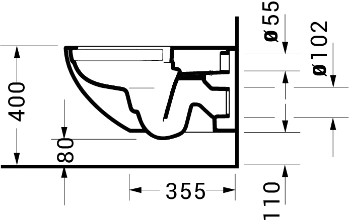 Závěsné WC E-9030 s pomalu padajícím prkénkem Soft-close, rimless - bílá lesklá Závěsné WC E-9030 s pomalu padajícím prkénkem Soft-close, rimless - bílá lesklá