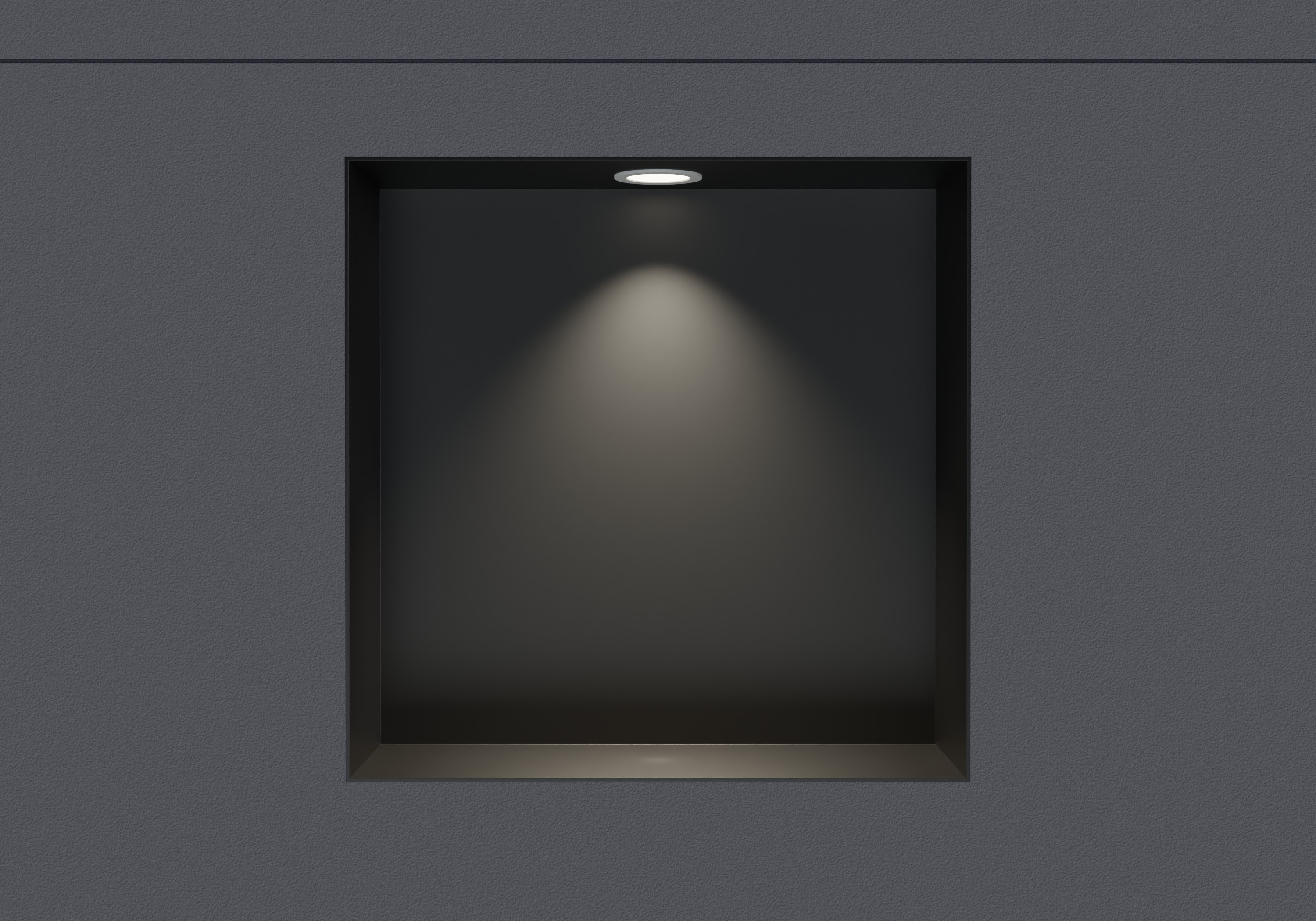 Nis badkamer rvs NT203010X randloos met LED verlichting - 20 x 30 x 10 cm (H x B x D) - selecteerbare kleur