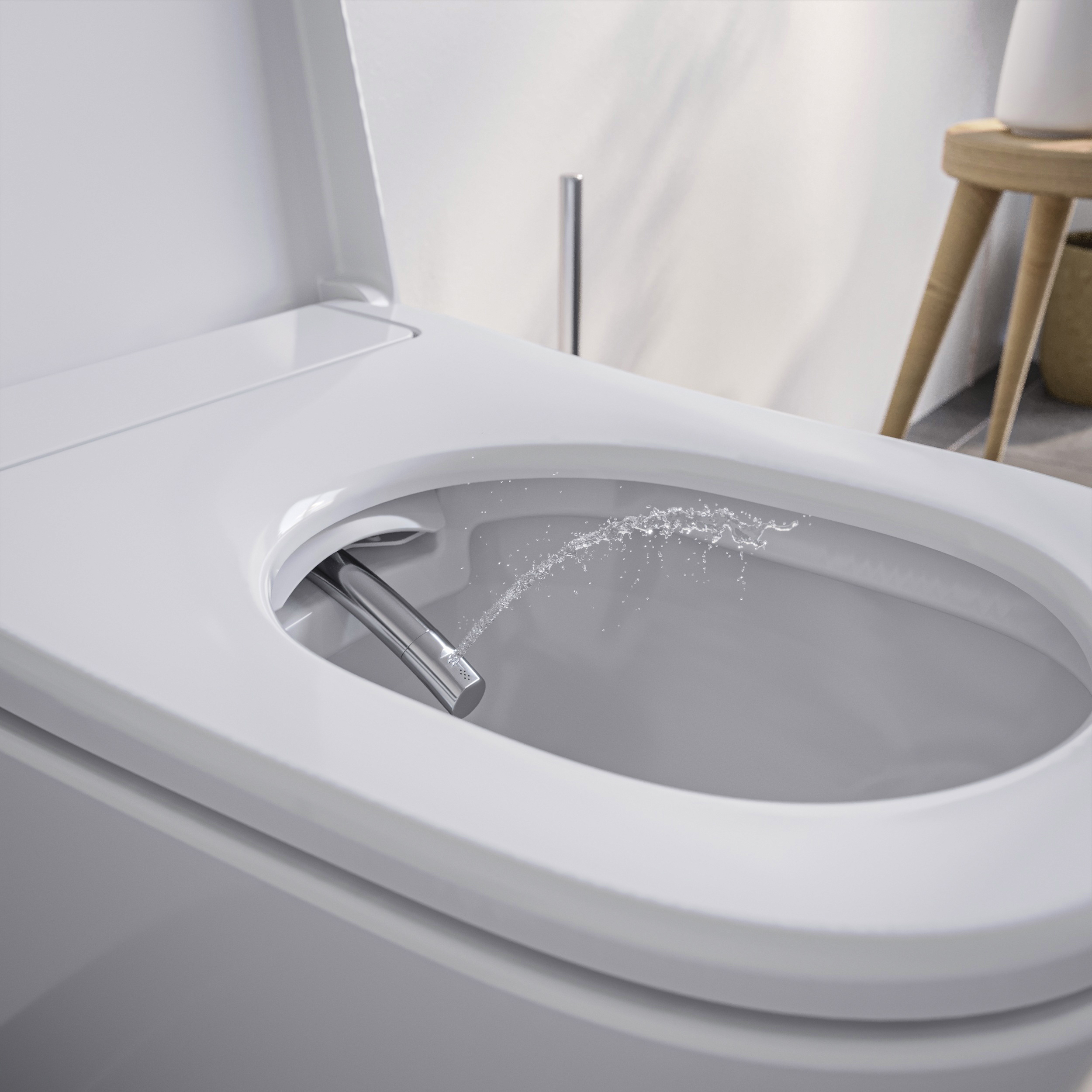 Wc doccia Basic 1104 Bianco - doccia per glutei e donna - sistema completo 16338