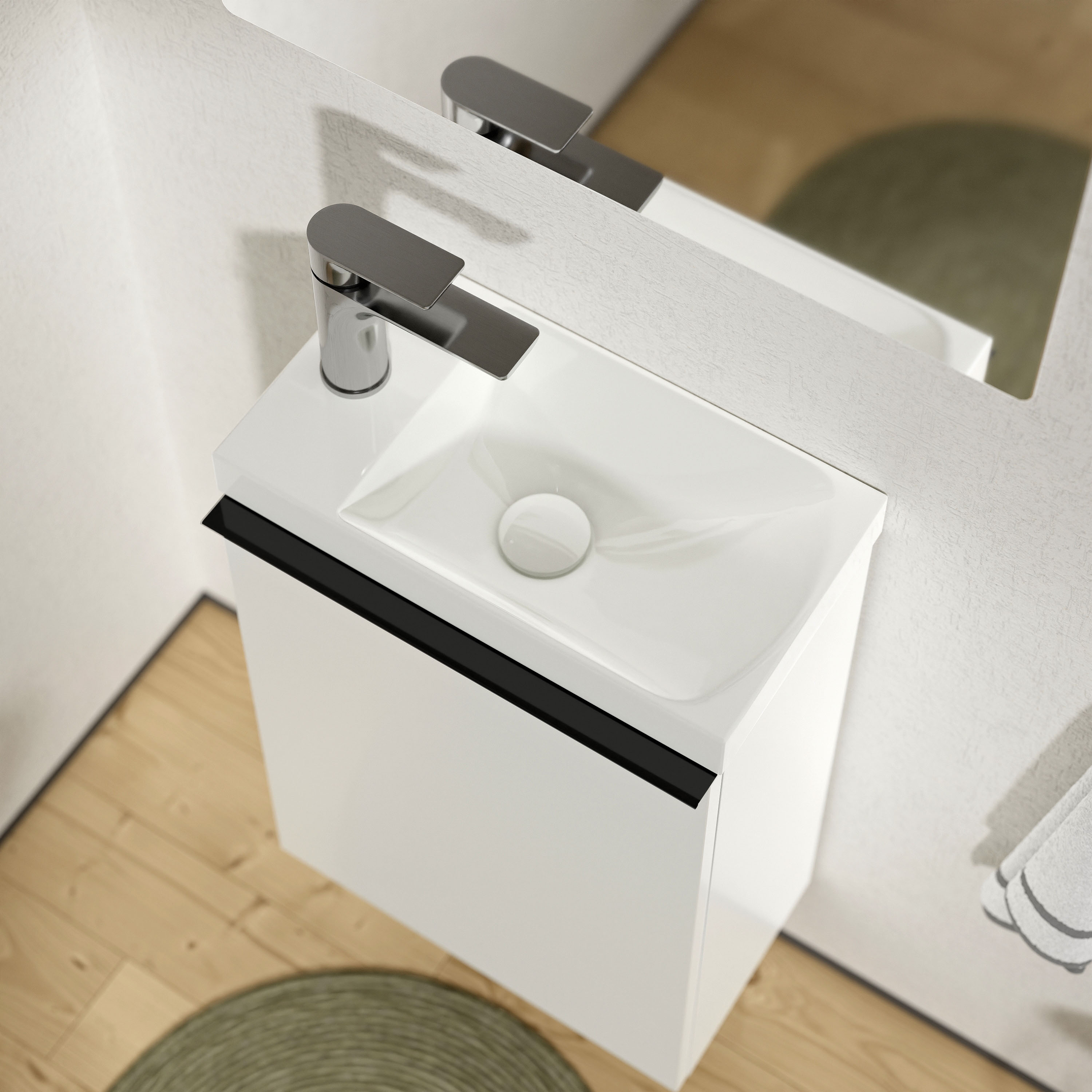 Mobiletto con lavabo LAVOA 40 cm - colore selezionabile Mobiletto con lavabo LAVOA 40 cm - colore selezionabile