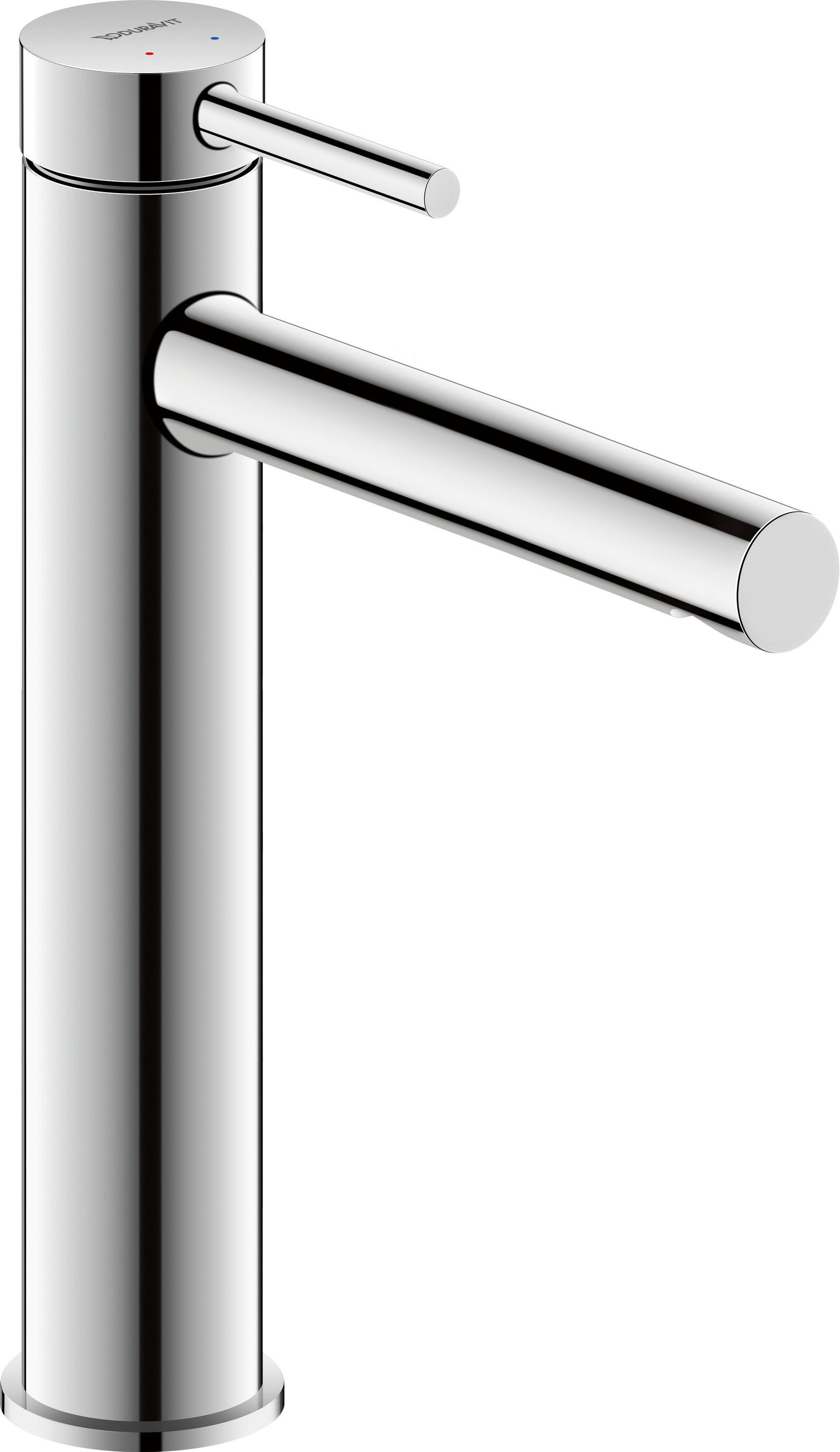 Duravit Circle single-lever basin mixer L high-gloss chrome