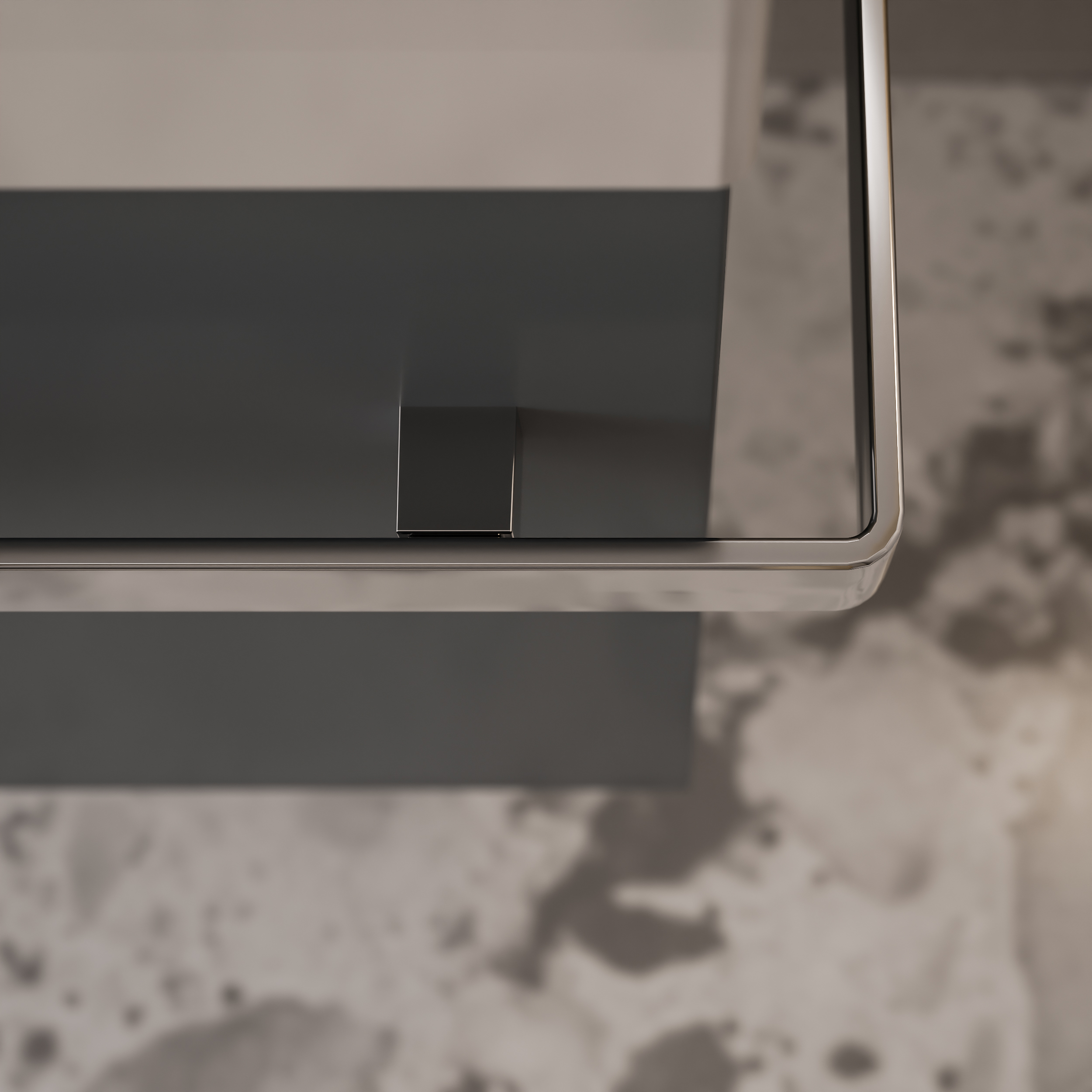 Badkamermeubel onderkast gastentoilet COMPACT 450 met wastafel 45 cm - planchet links - kleur selecteerbaar 170442