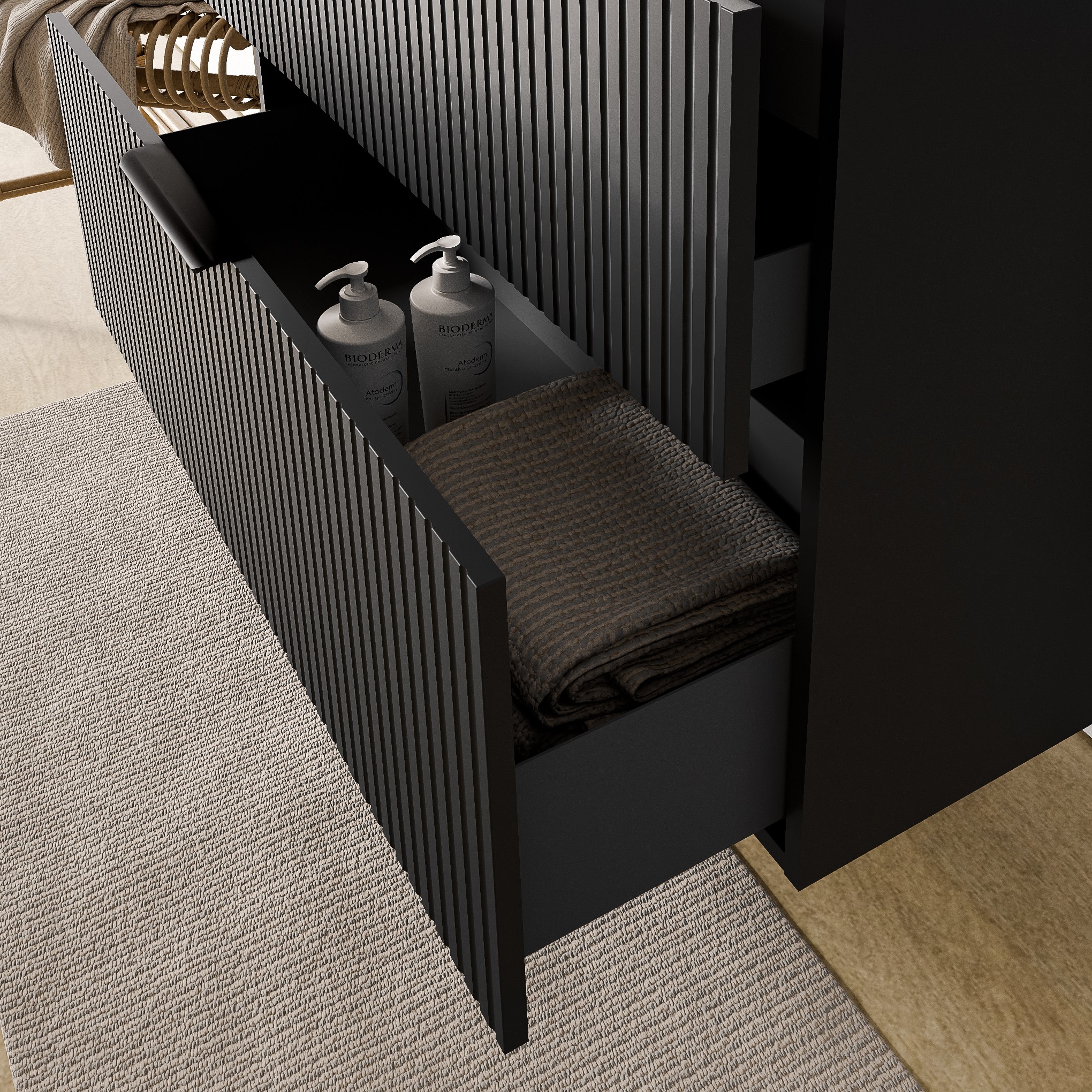 Badkamermeubel TIM 100 cm voor opzetwastafel - kleur selecteerbaar 170372,170373,170374,170375,170376,170397,170398,170399,170400,170401