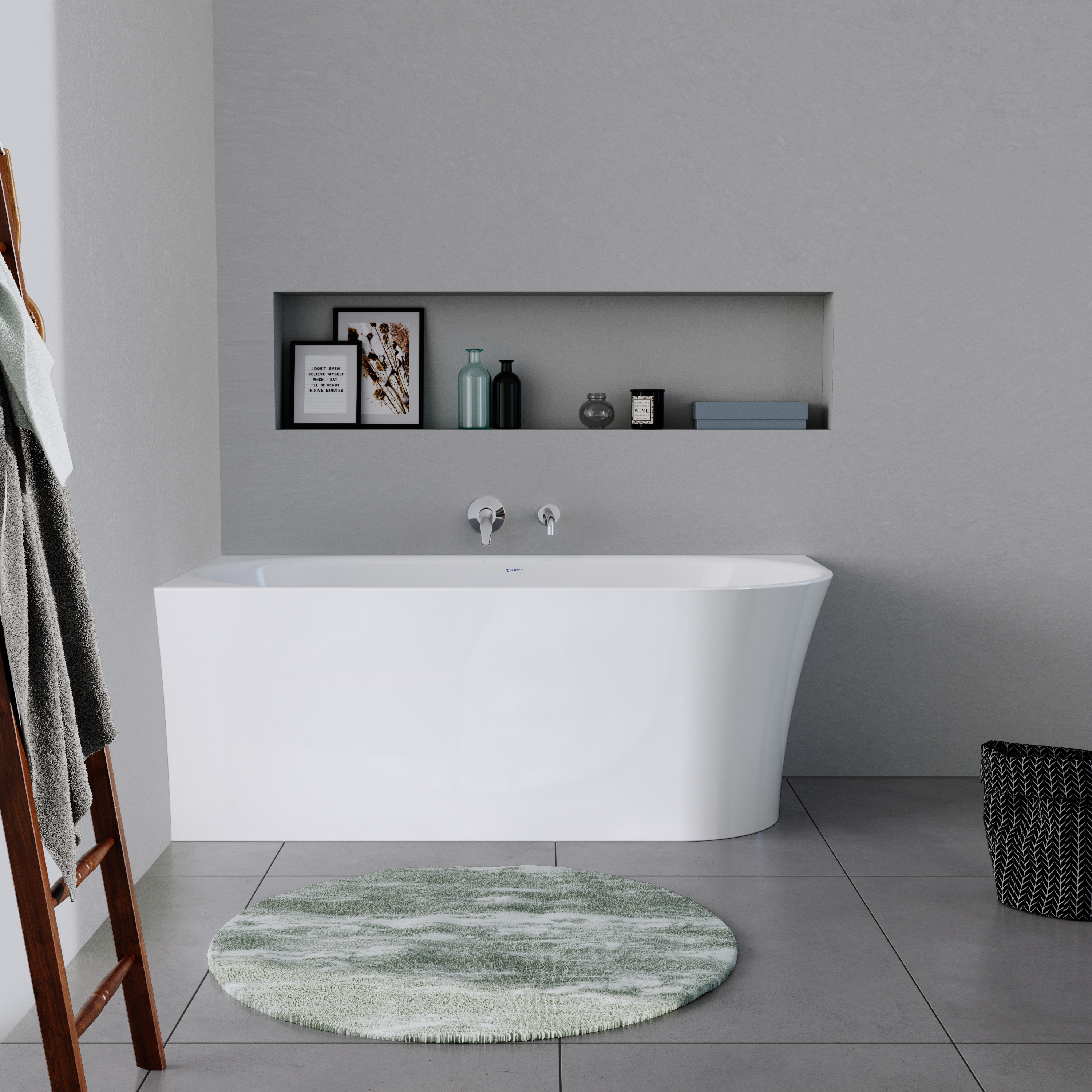 Duravit DuraDelfi Corner Bathtub (Left corner), made of acrylic – size selectable