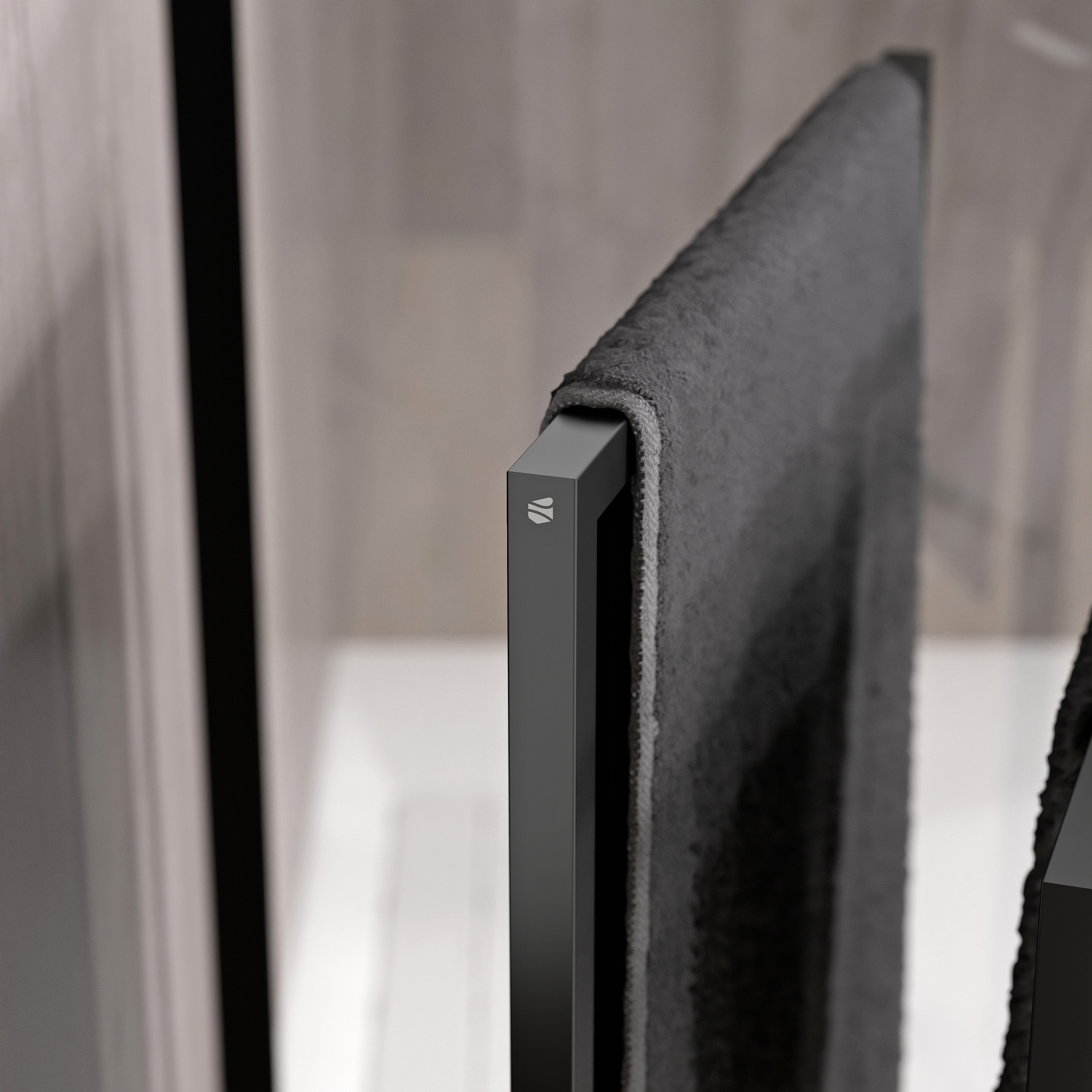 Towel rack OLA - Steel - 50 x 21 x 82 cm - Square Towel rack OLA - Steel - 50 x 21 x 82 cm - Square
