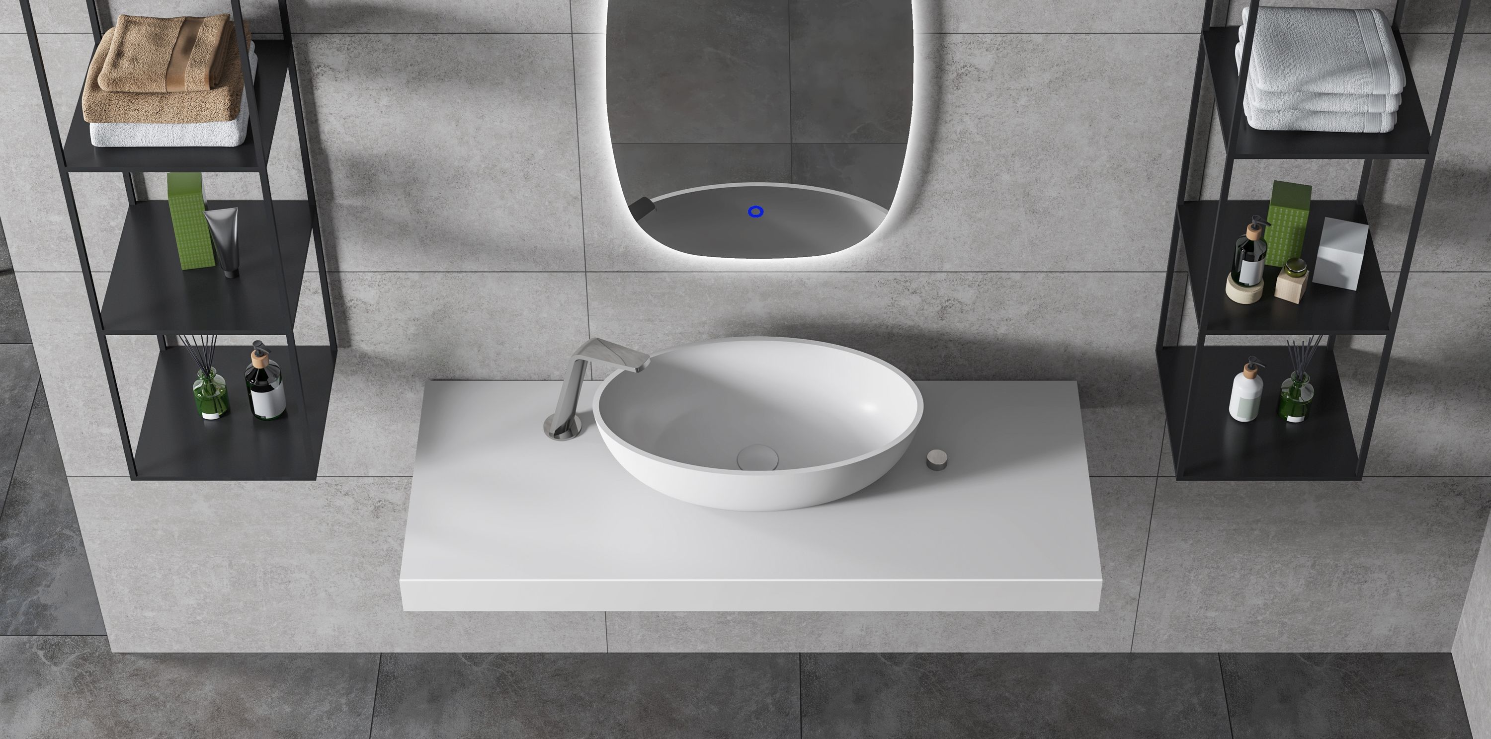 Design basin mixer Bathroom mixer XELO-Flex 260 - High spout - Chrome Design basin mixer Bathroom mixer XELO-Flex 260 - High spout - Chrome