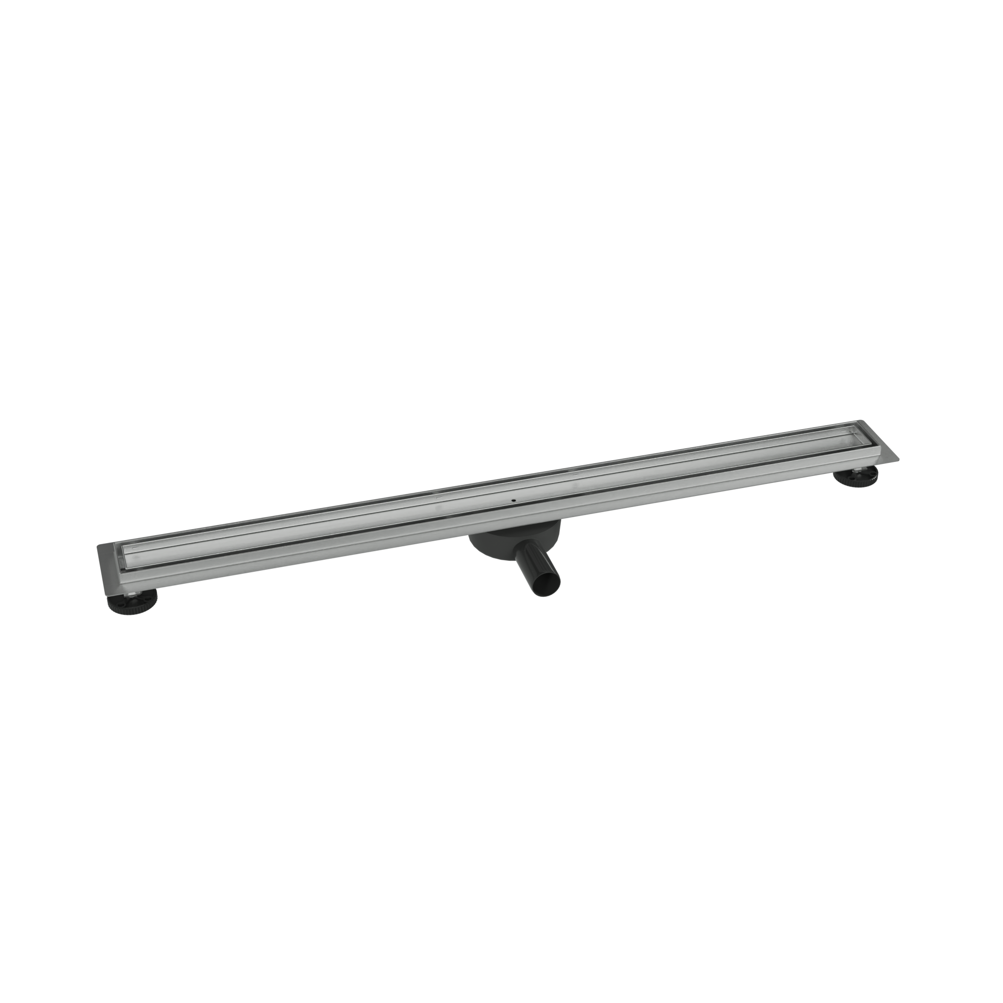 Dreno de duche em aço inoxidável FlexGT01-3 para parede de duche em mosaico - comprimento seleccionável.