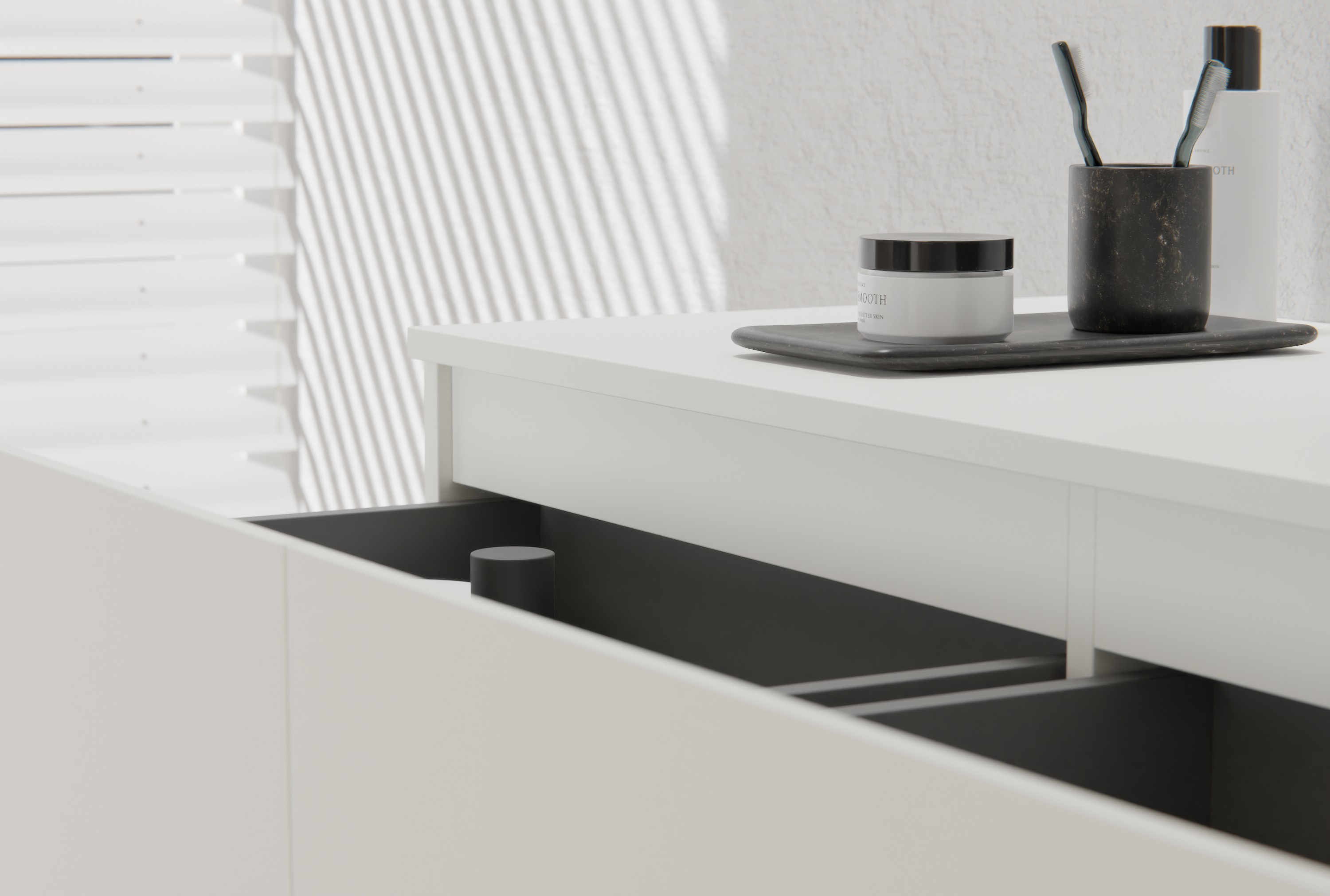Móvel de toucador TLB 120-48 - MDF pré-montado - 120 x 48 x 28 cm Móvel de toucador TLB 120-48 - MDF pré-montado - 120 x 48 x 28 cm