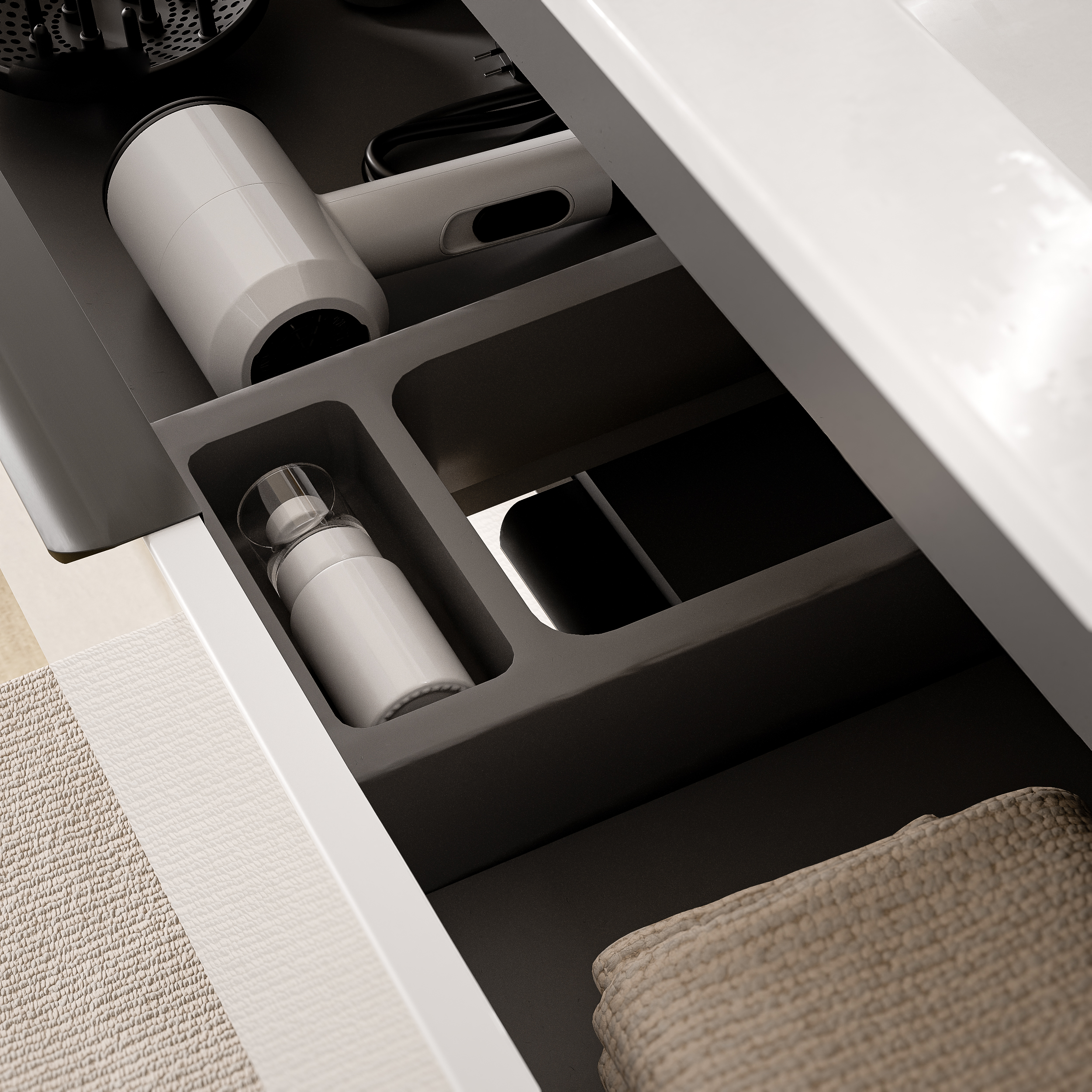 Mueble tocador TIM 100 cm para lavabo sobre encimera - color a elegir 166291,166292,166293,166294,166295,166296,170357,170358,170363,170364
