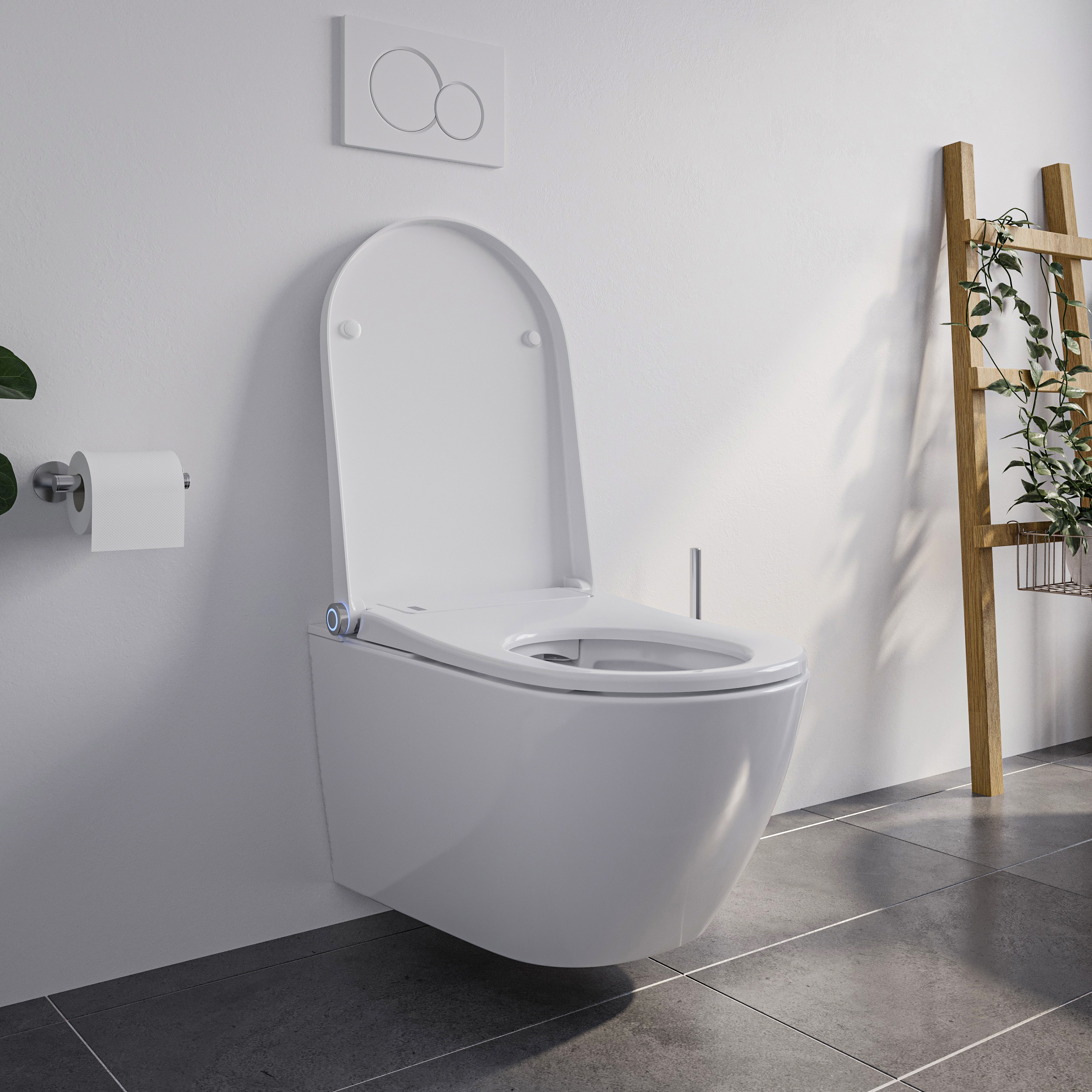 Inodoro ducha Basic 1102 Blanco - ducha para glúteos y señora - sistema completo 14373
