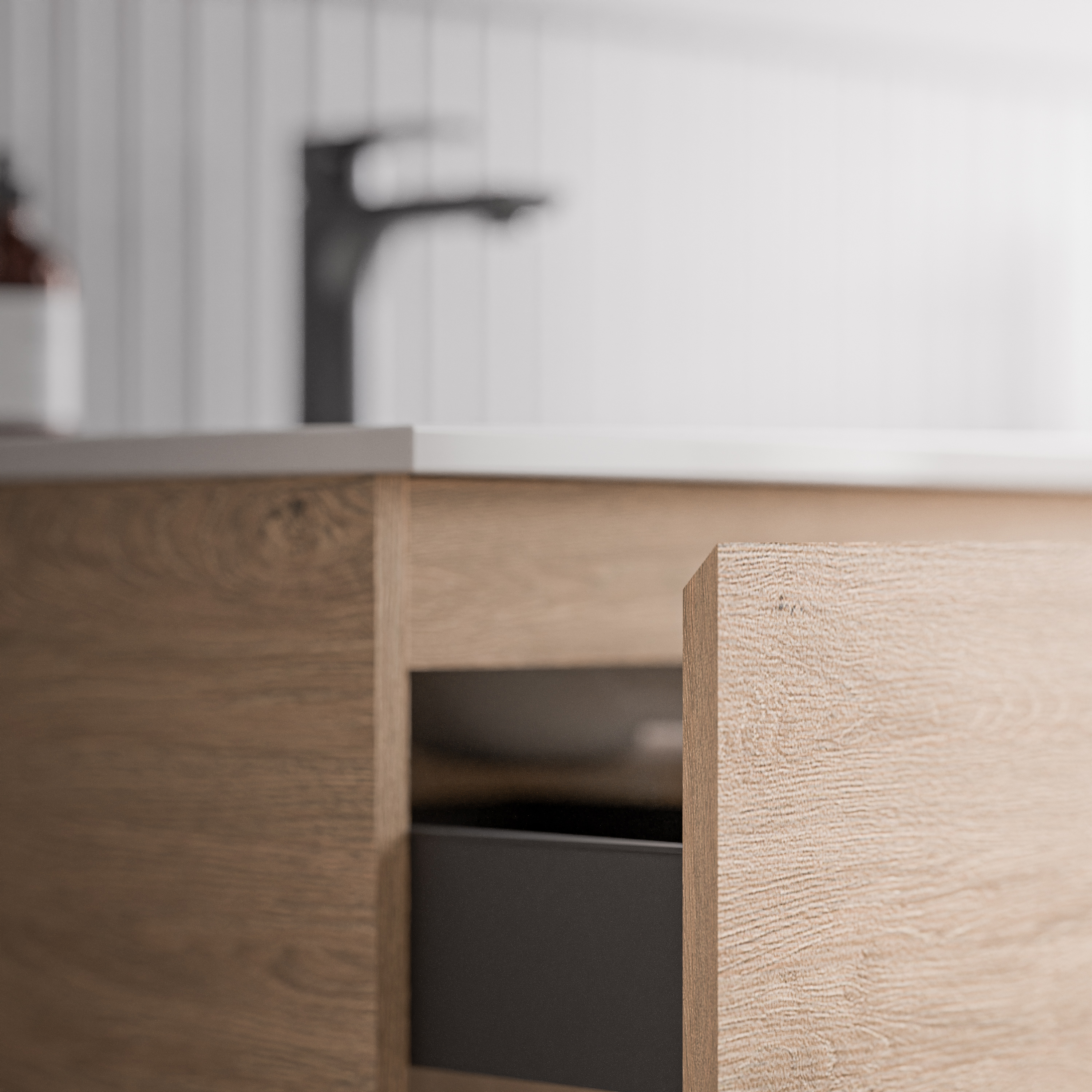 Mobiletto AVA 140 cm con lavabo in ceramica - colore selezionabile 166532