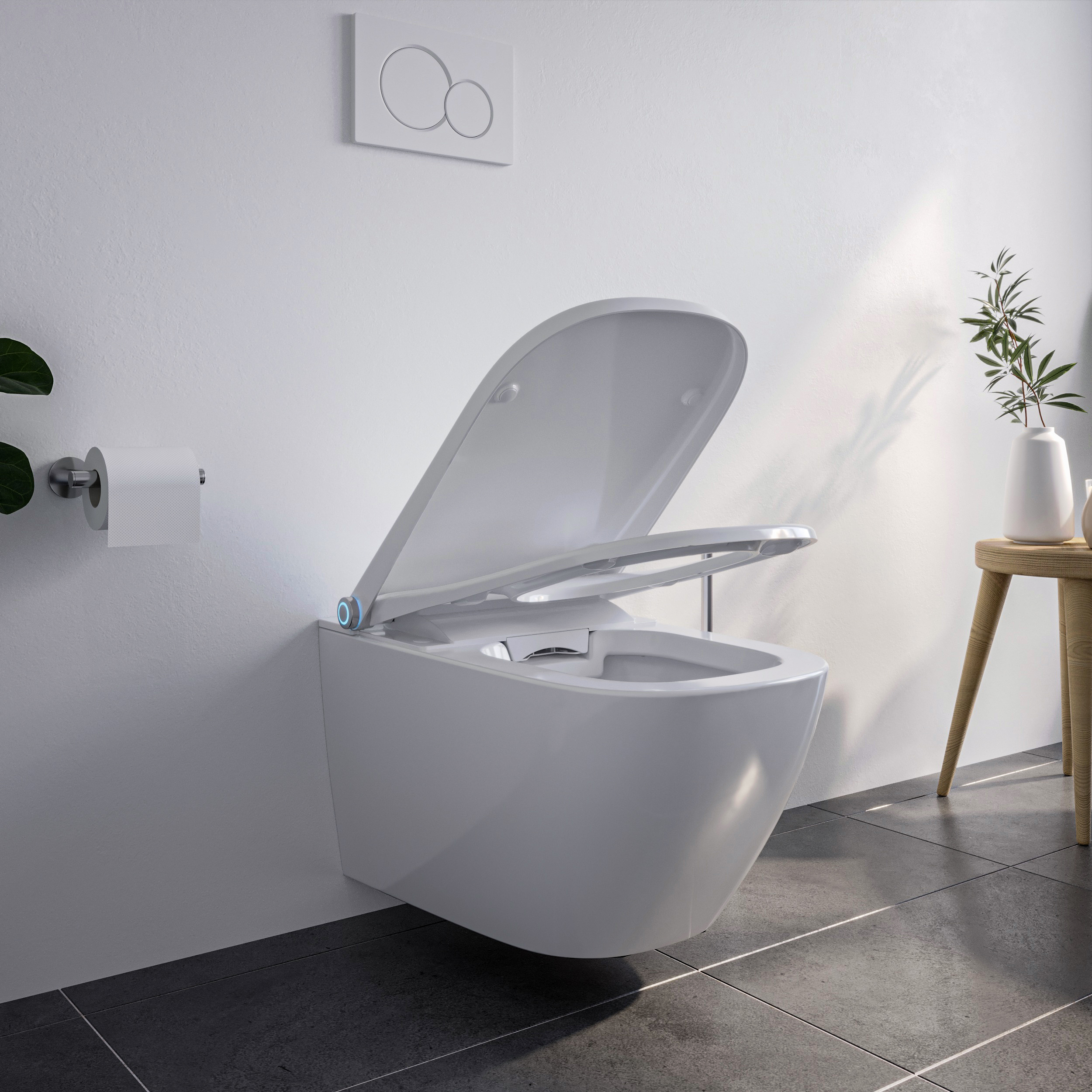 Wc doccia Basic 1104 Bianco - doccia per glutei e donna - sistema completo 16338