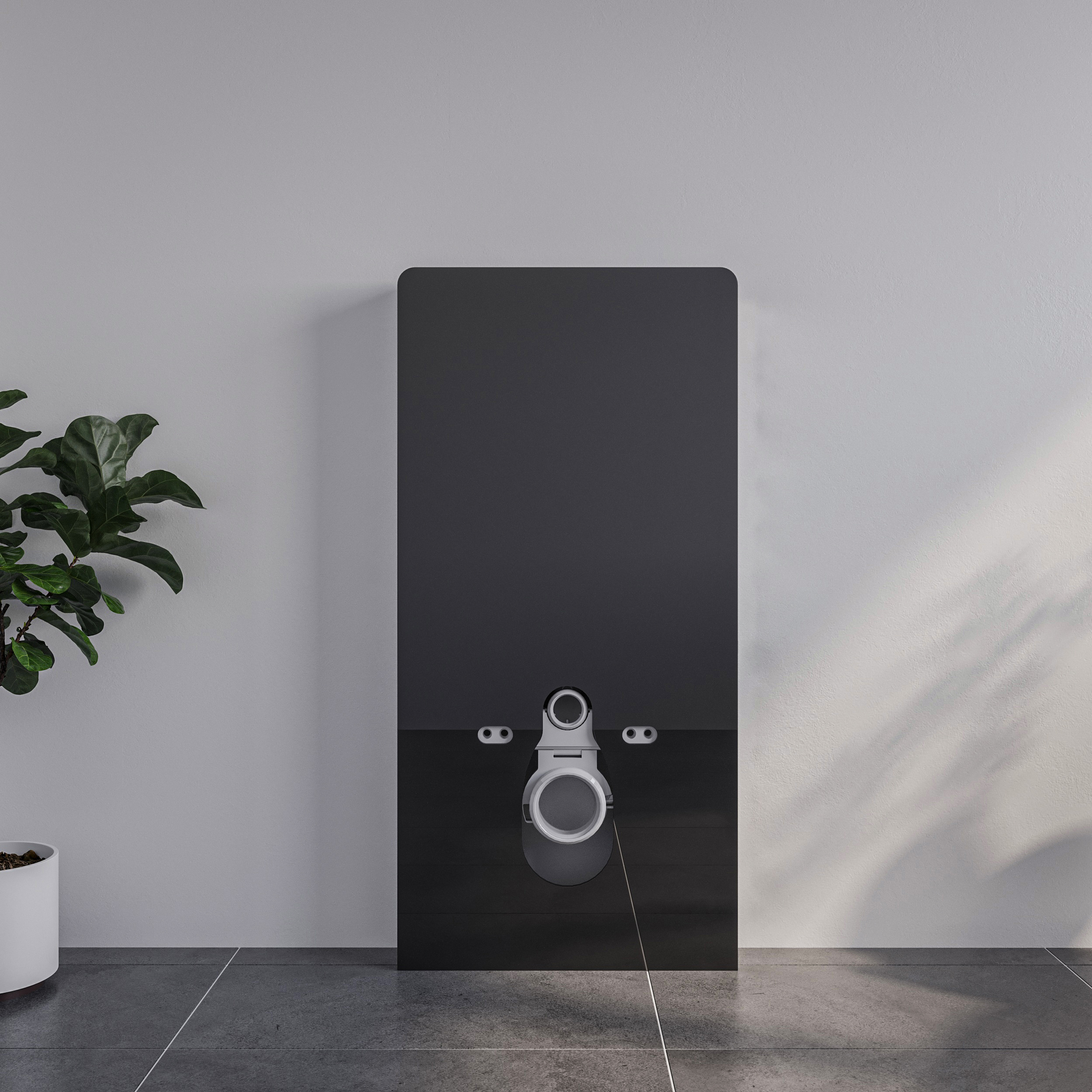 Modulo sanitario 805S con sensore per WC sospeso - Nero 16713